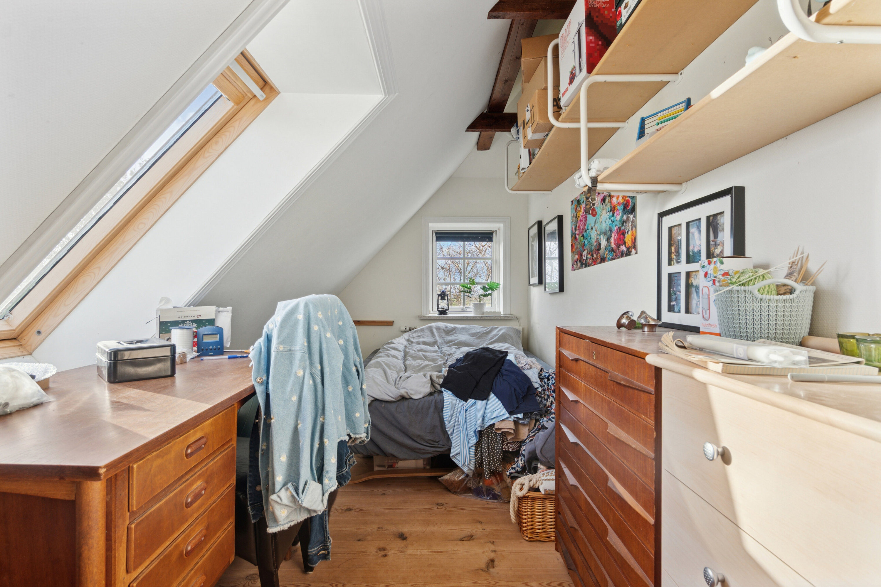 Fremhævet soveværelse billede i fuldskærmstilstand. Billede af Kobberøvej 2, 7760 Hurup Thy