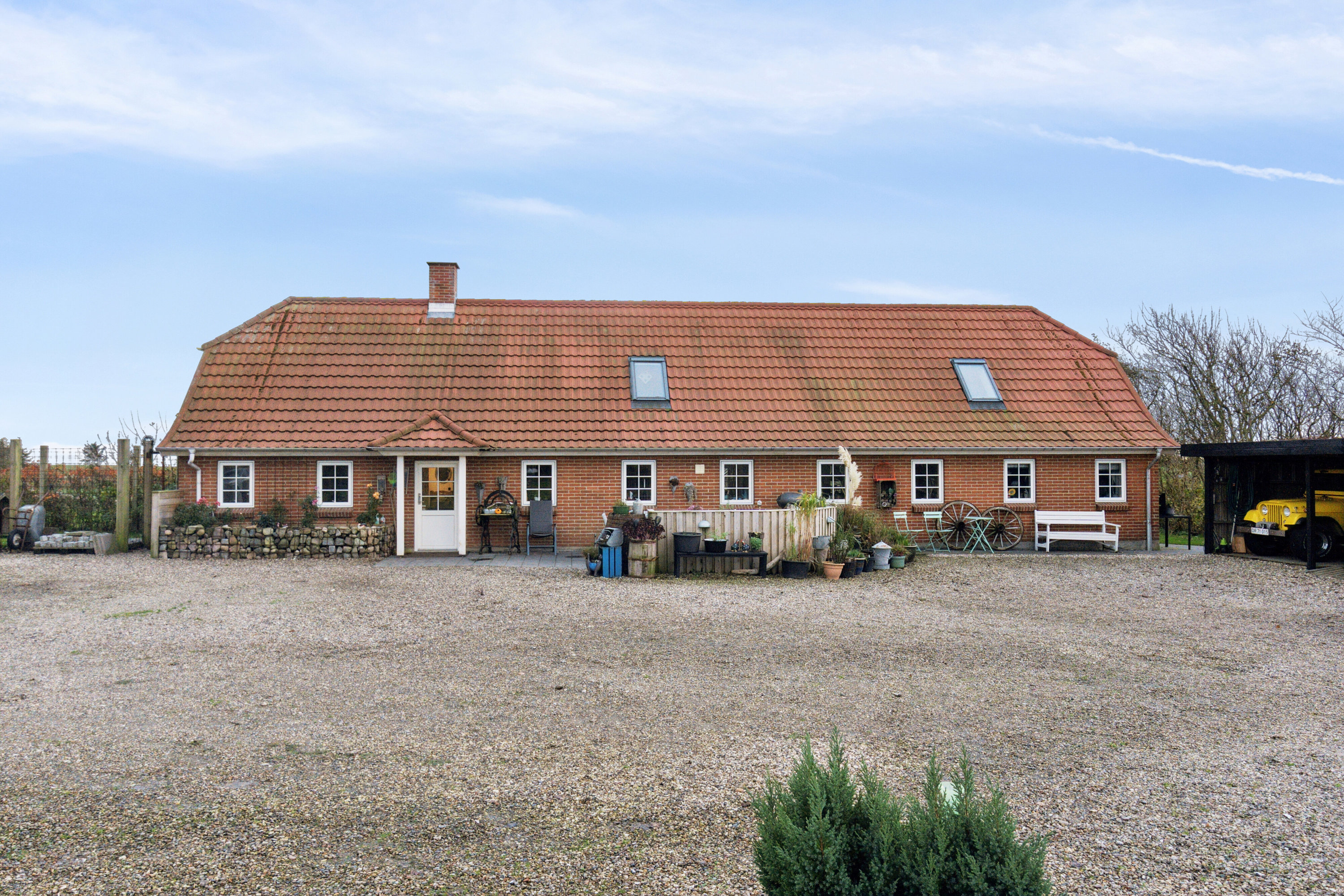 Fremhævet set fra vejen billede i fuldskærmstilstand. Billede af Kobberøvej 2, 7760 Hurup Thy