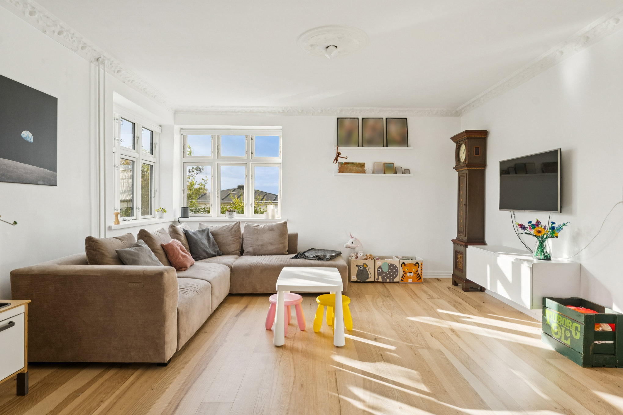 Fremhævet stue billede i fuldskærmstilstand. Billede af Yrsavej 8, 8920 Randers NV