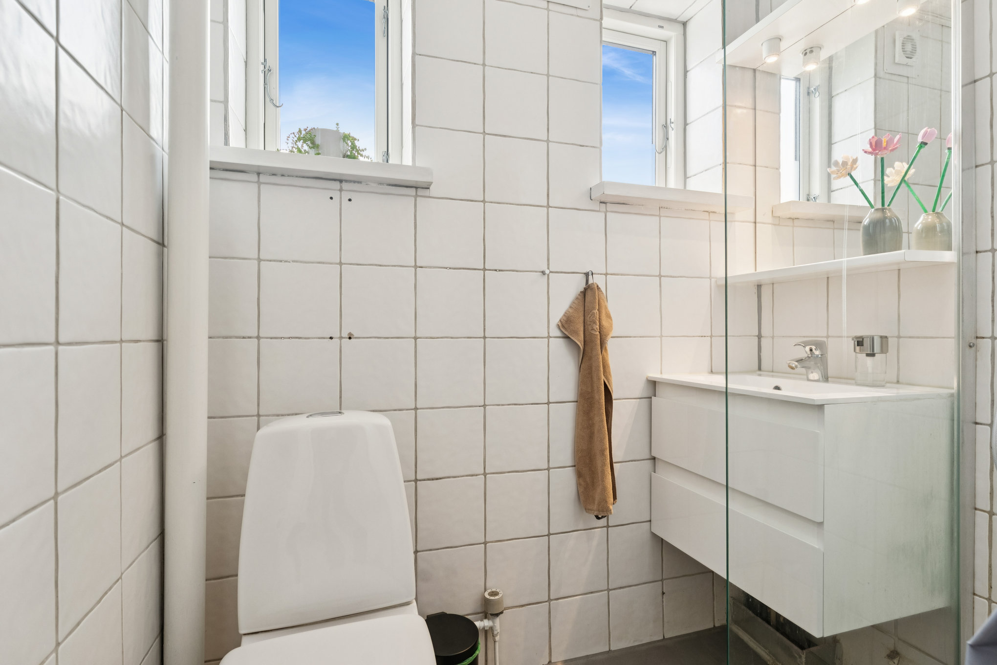 Fremhævet badeværelse billede i fuldskærmstilstand. Billede af Yrsavej 8, 8920 Randers NV