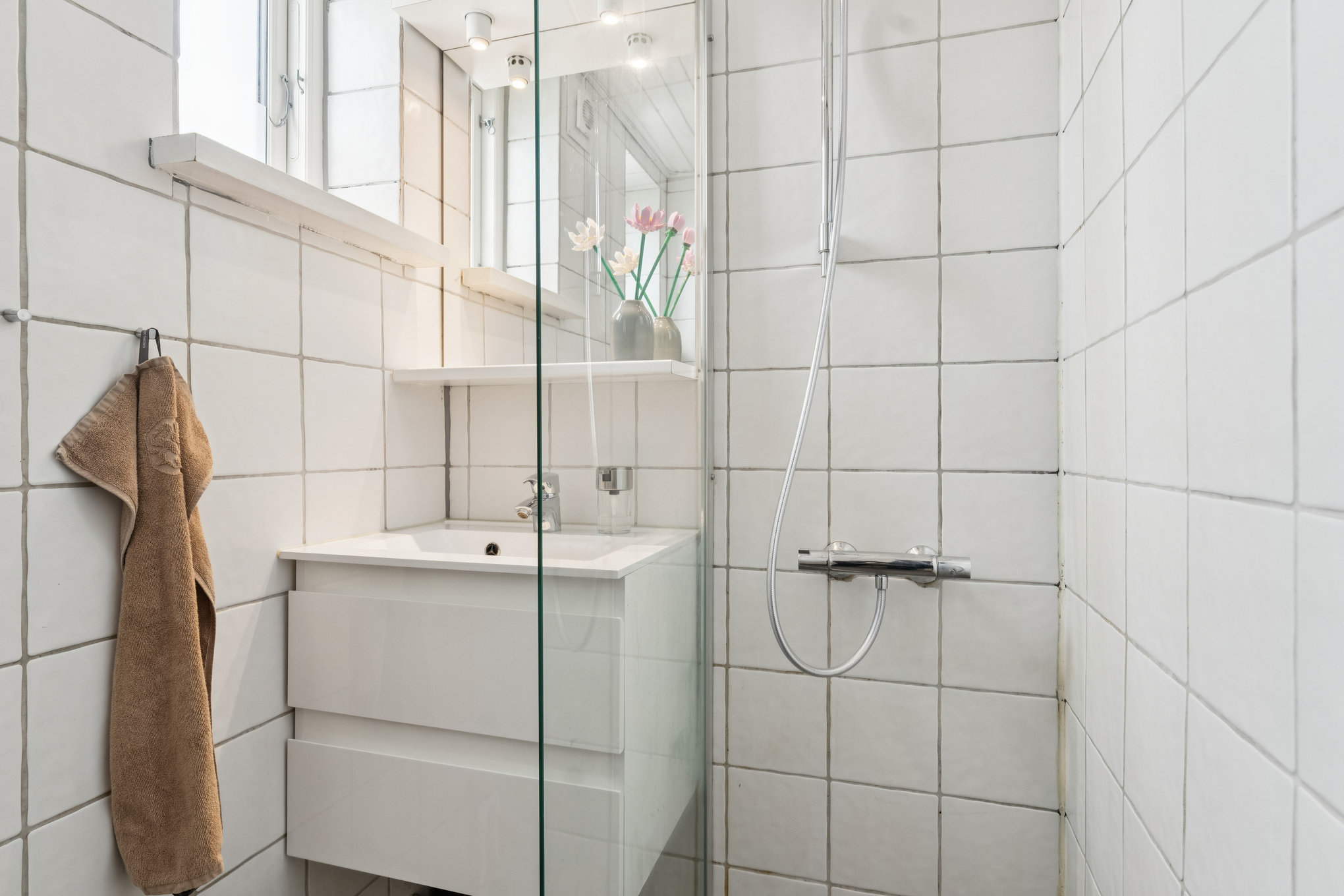 Fremhævet badeværelse billede i fuldskærmstilstand. Billede af Yrsavej 8, 8920 Randers NV