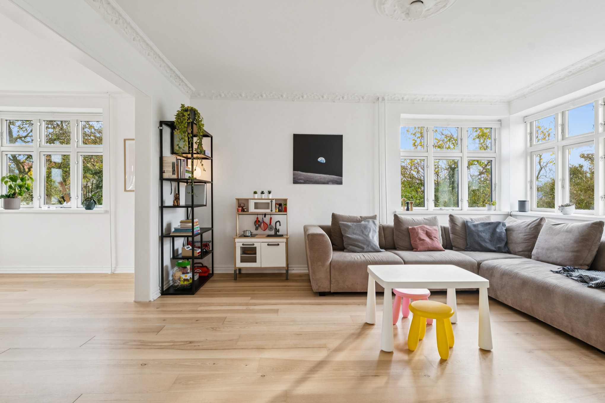 Fremhævet stue billede i fuldskærmstilstand. Billede af Yrsavej 8, 8920 Randers NV