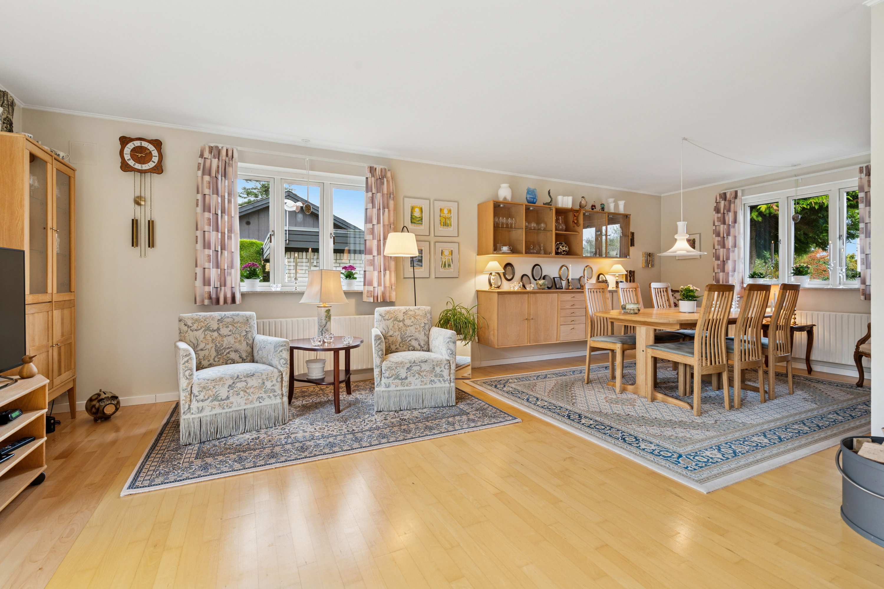 Fremhævet stue billede i fuldskærmstilstand. Billede af Ferskenvej 17, 4690 Haslev