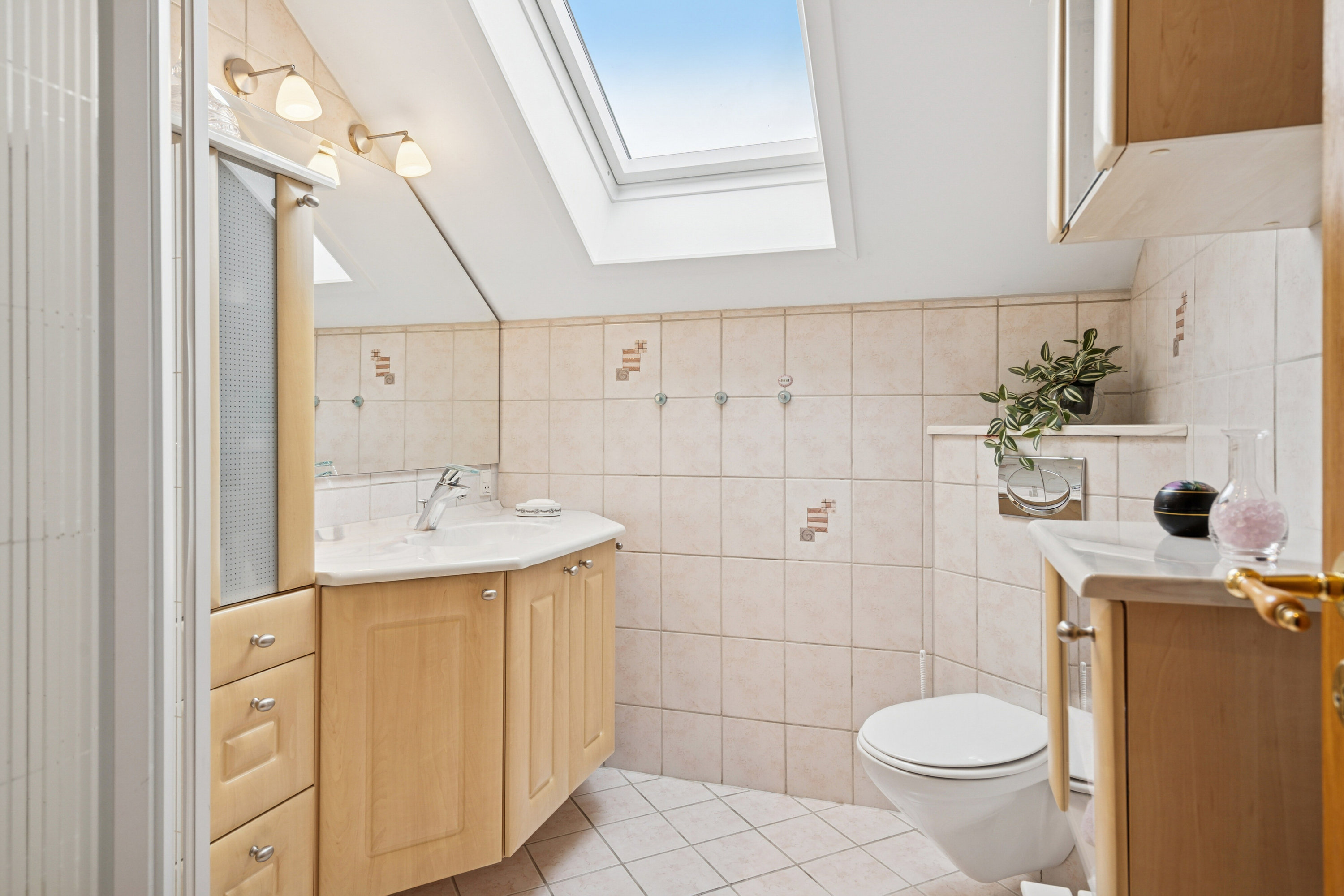 Fremhævet badeværelse billede i fuldskærmstilstand. Billede af Ferskenvej 17, 4690 Haslev