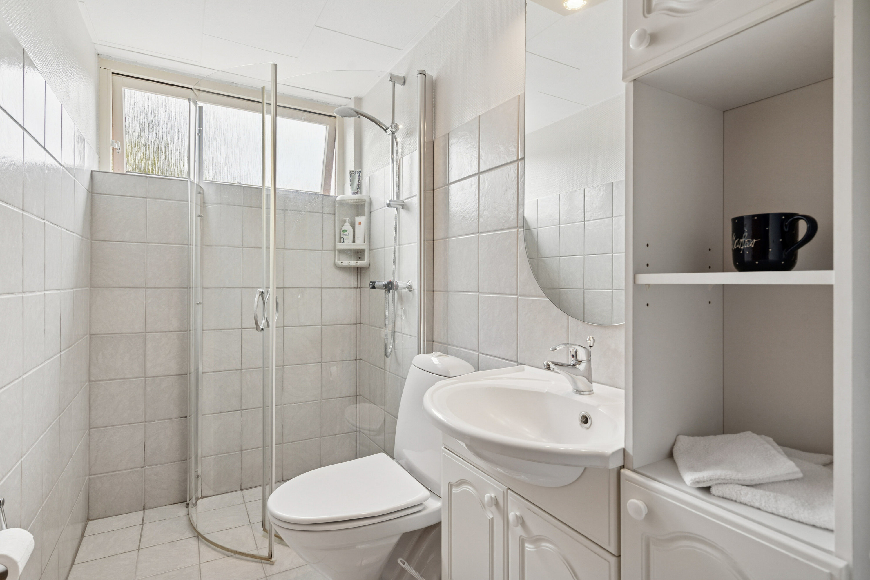 Fremhævet badeværelse billede i fuldskærmstilstand. Billede af Ferskenvej 17, 4690 Haslev