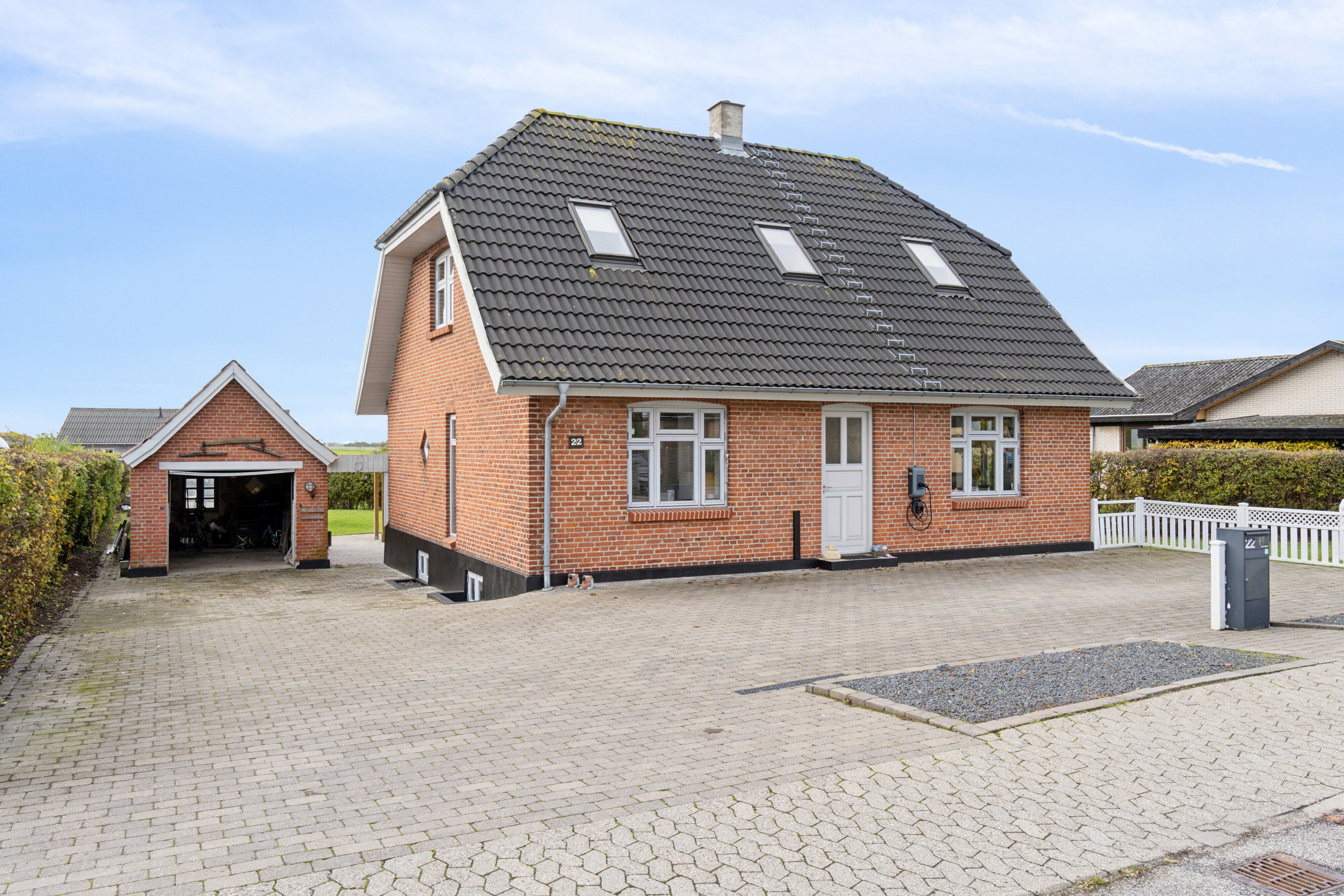 Fremhævet set fra vejen billede i fuldskærmstilstand. Billede af Sørby Hovedgade 22, Sørbymagle, 4200 Slagelse