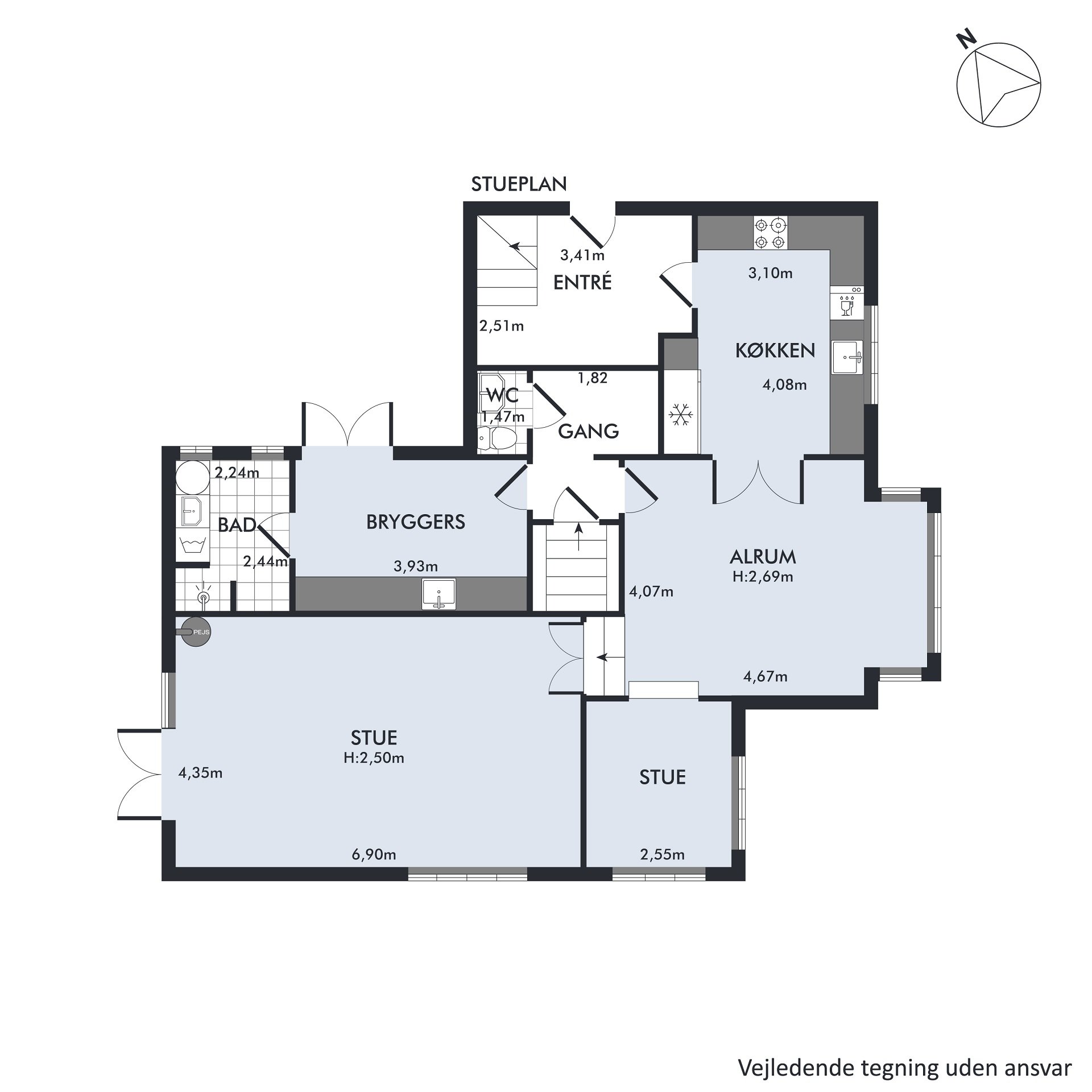 Plantegninger billede af Enebærvej 19, 8240 Risskov