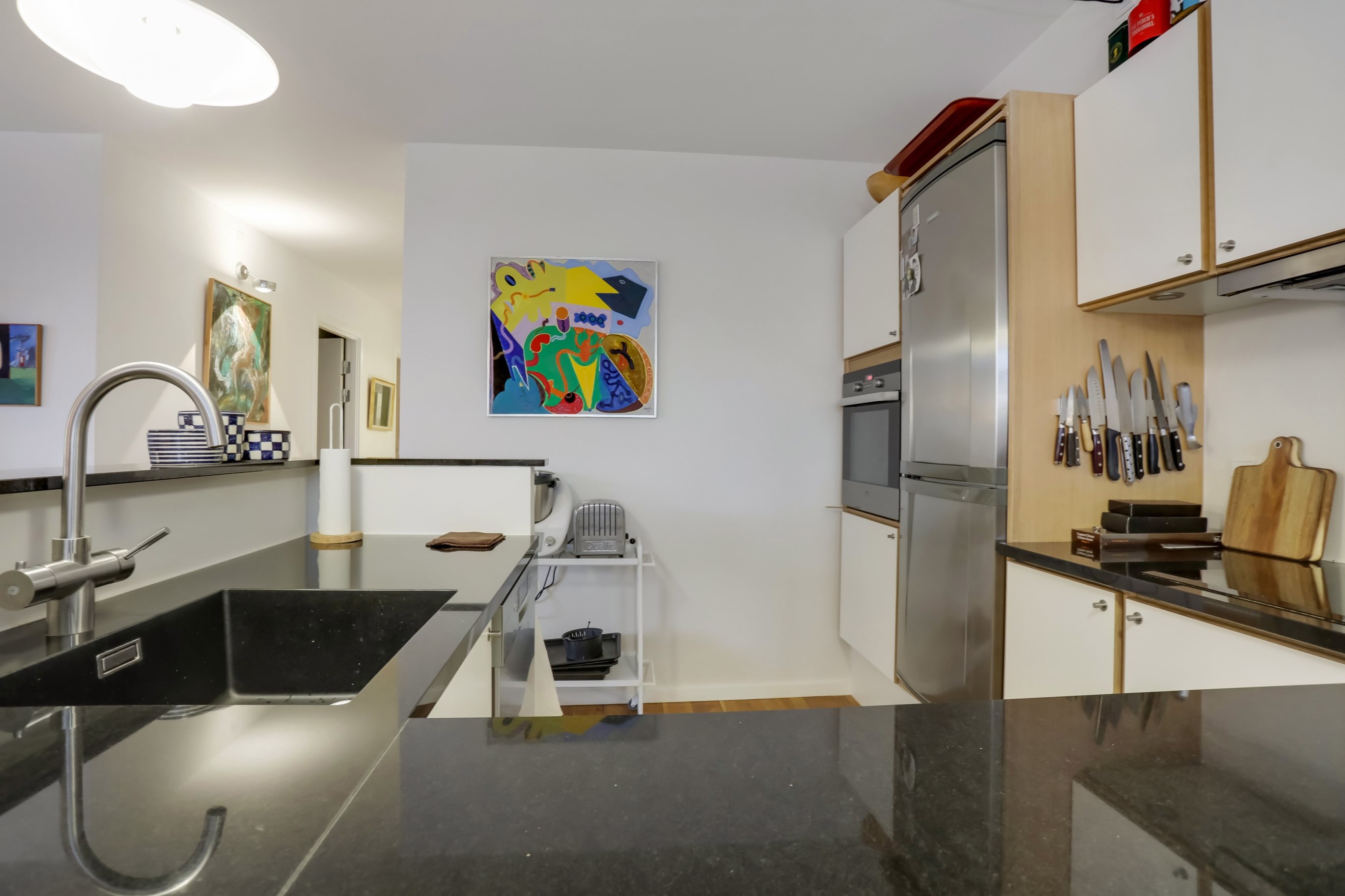 Fremhævet køkken billede i fuldskærmstilstand. Billede af Papirfabrikken 16, st.. 4., 8600 Silkeborg