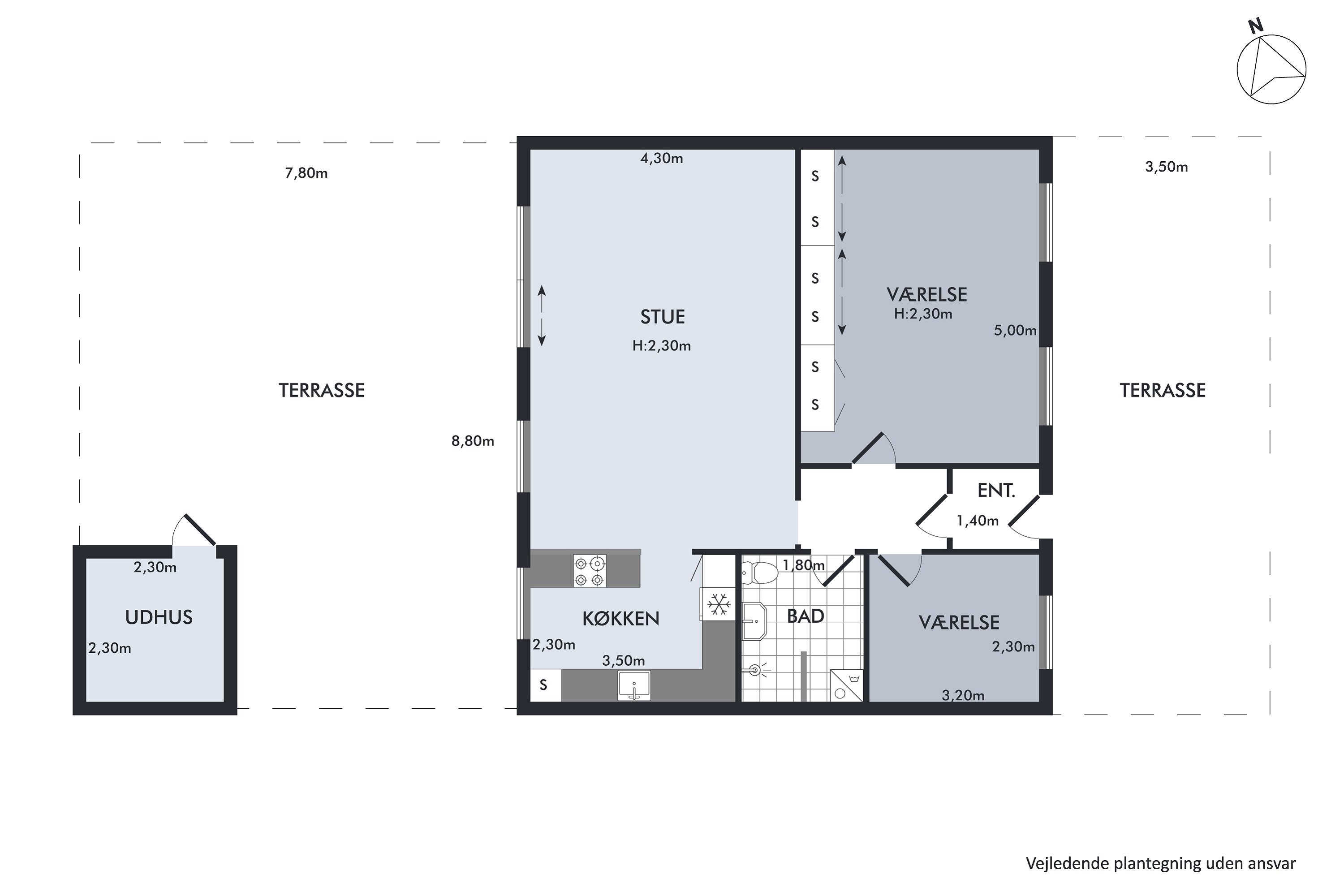 Plantegninger billede af Morbærhegnet 53, 2670 Greve