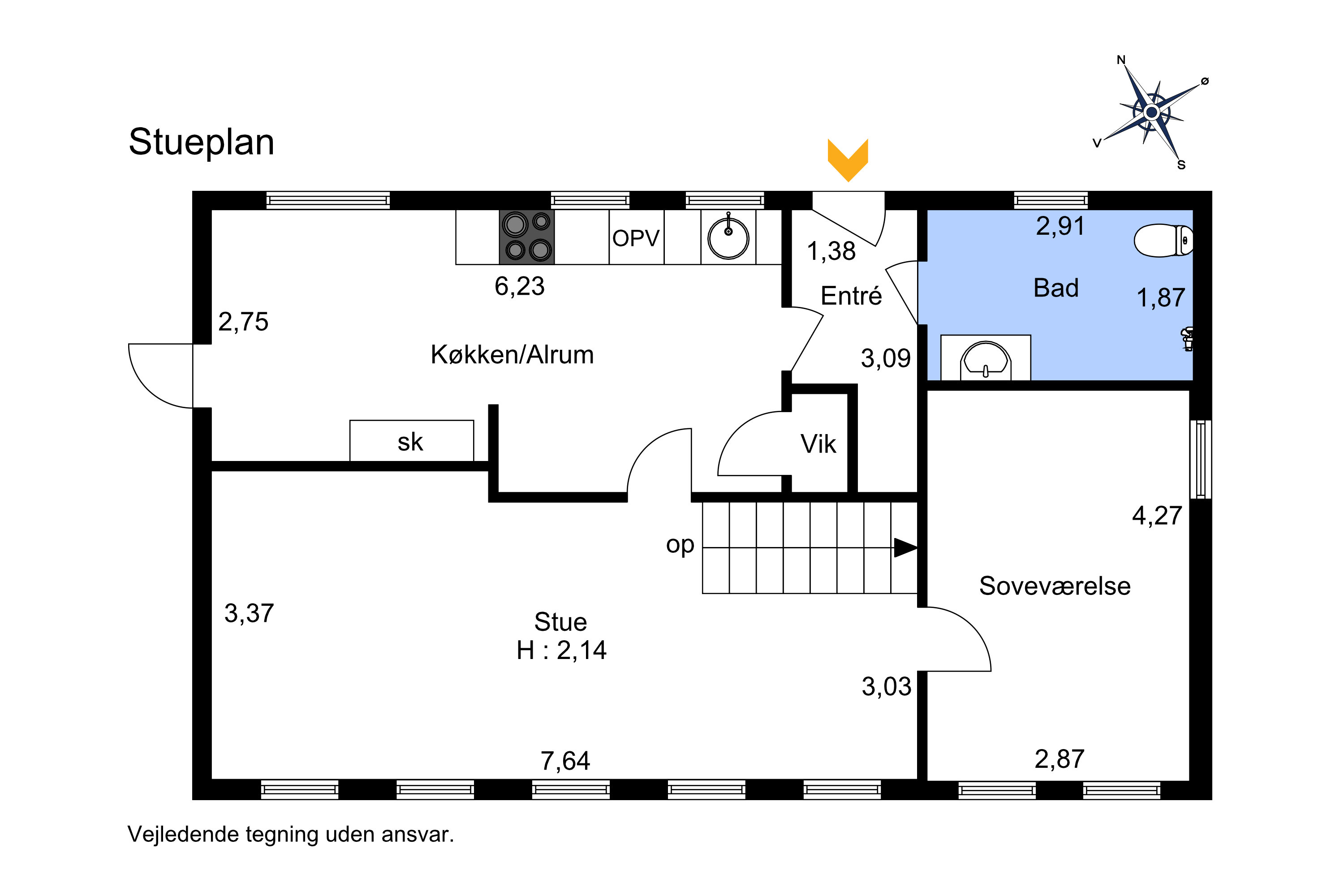 Plantegninger billede af Ustrupvej 13, Ustrup, 8660 Skanderborg