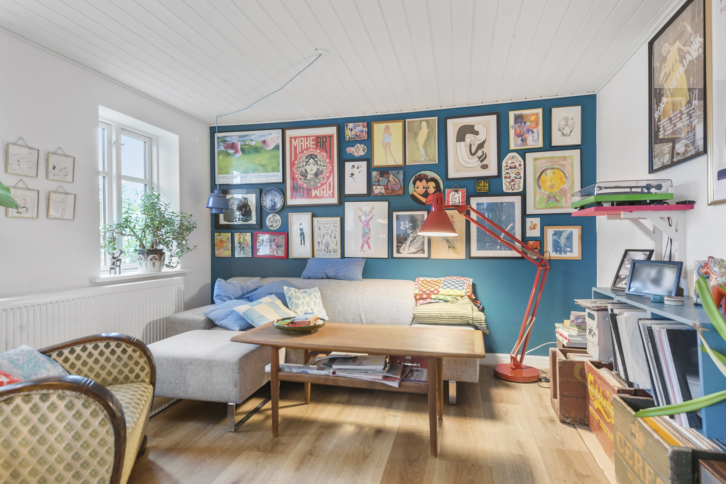 Fremhævet stue billede i fuldskærmstilstand. Billede af Ustrupvej 13, Ustrup, 8660 Skanderborg