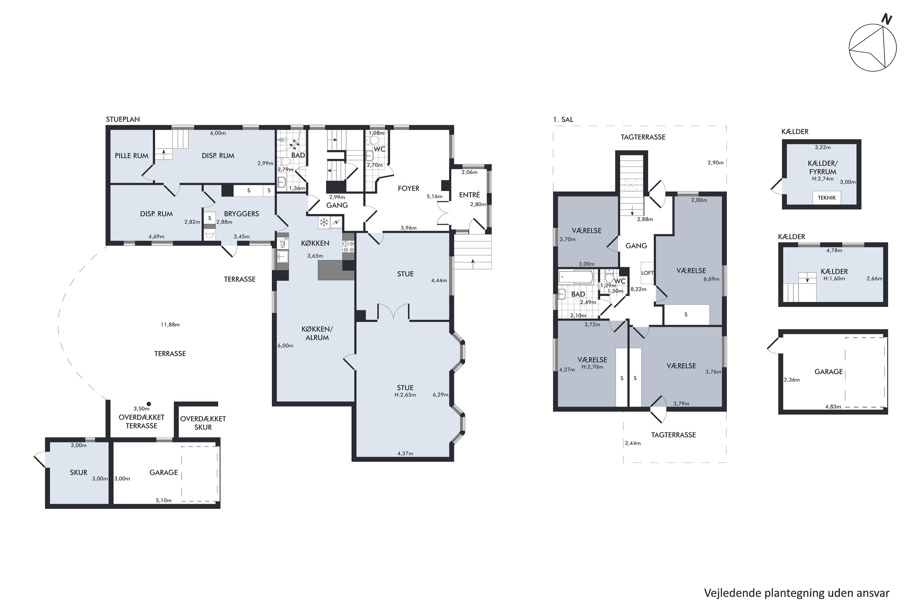 Plantegninger billede af Skovvej 2, Alkestrup, 4682 Tureby