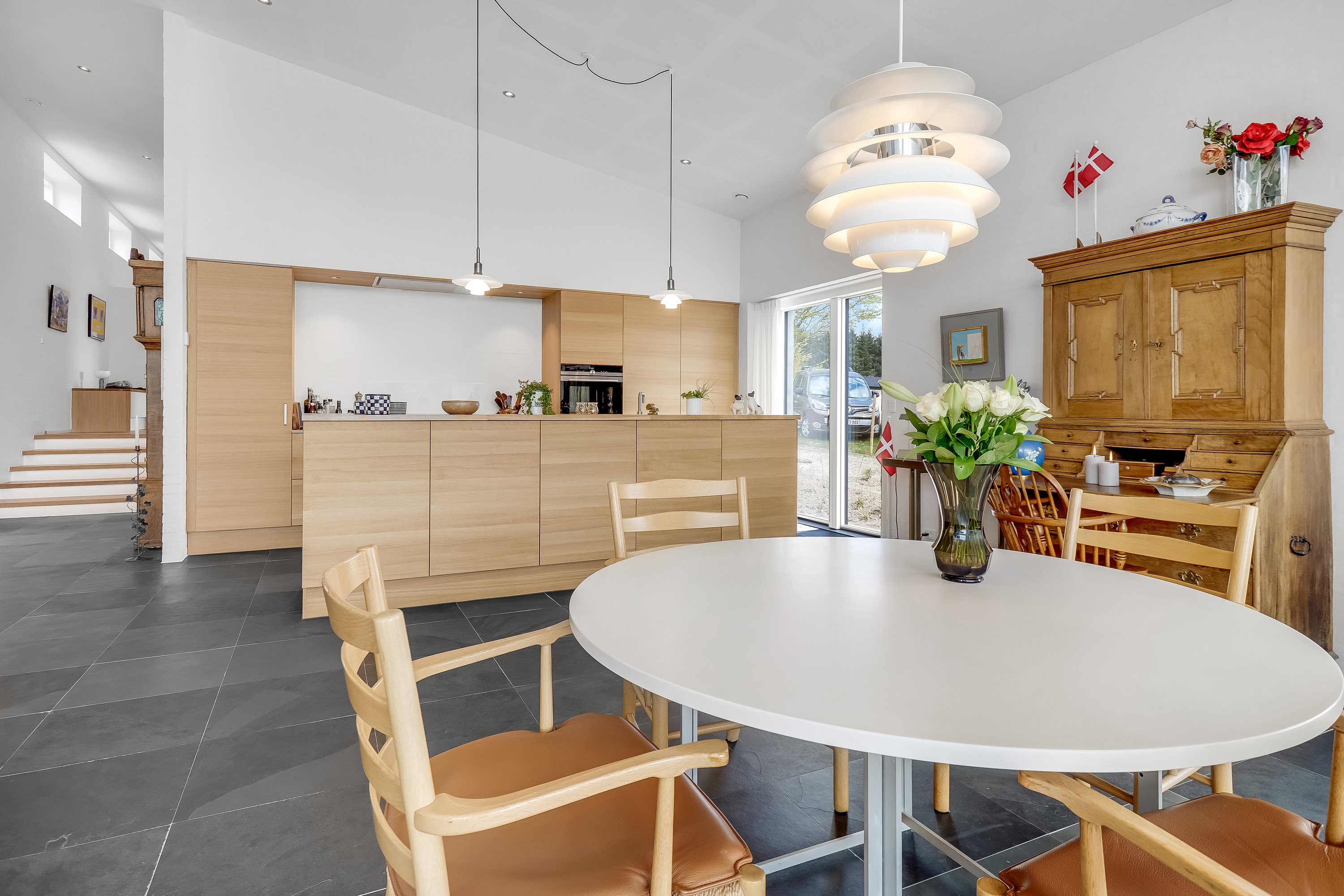 Fremhævet køkken alrum billede i fuldskærmstilstand. Billede af Hjortespringet 19, 8600 Silkeborg