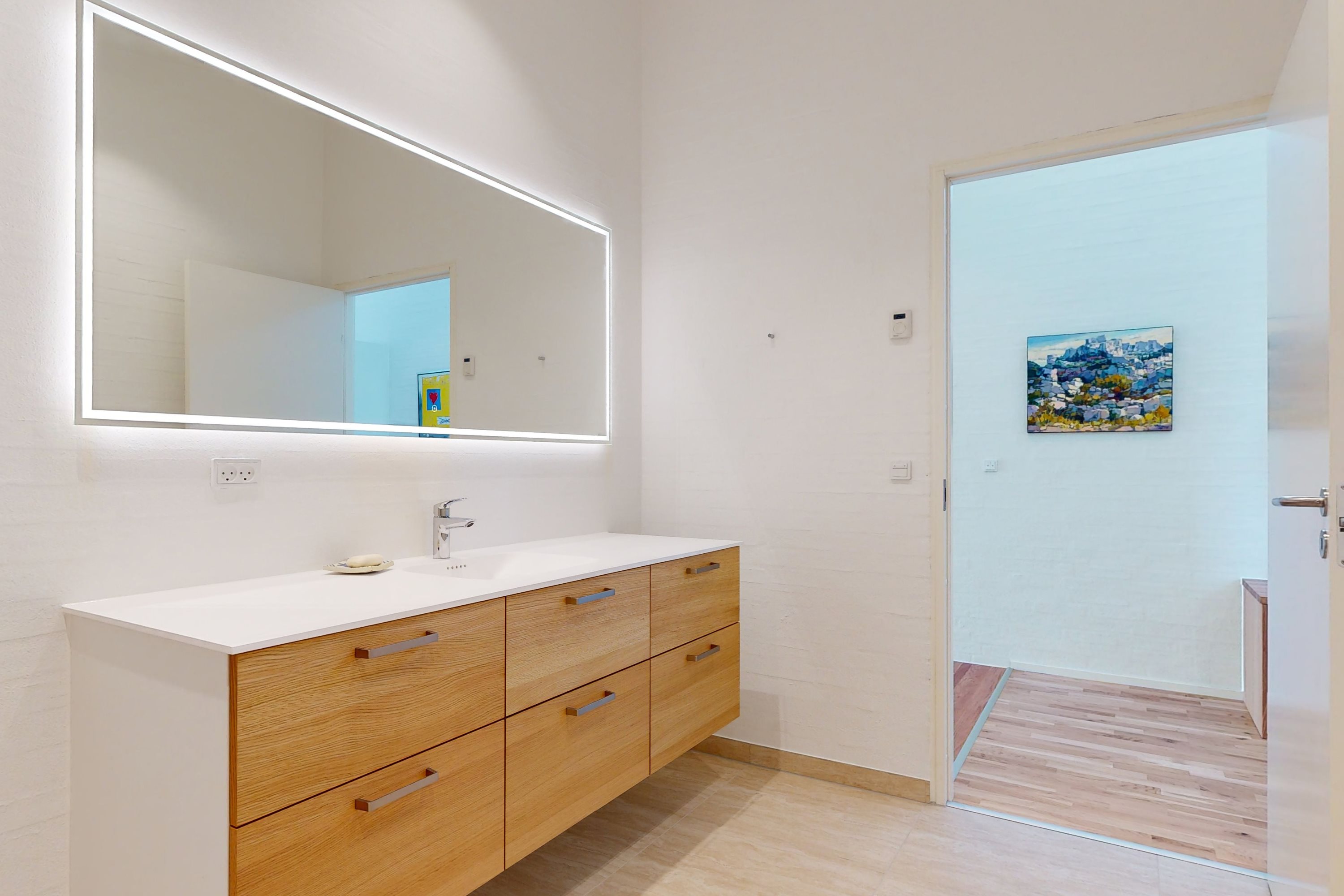 Fremhævet badeværelse billede i fuldskærmstilstand. Billede af Hjortespringet 19, 8600 Silkeborg