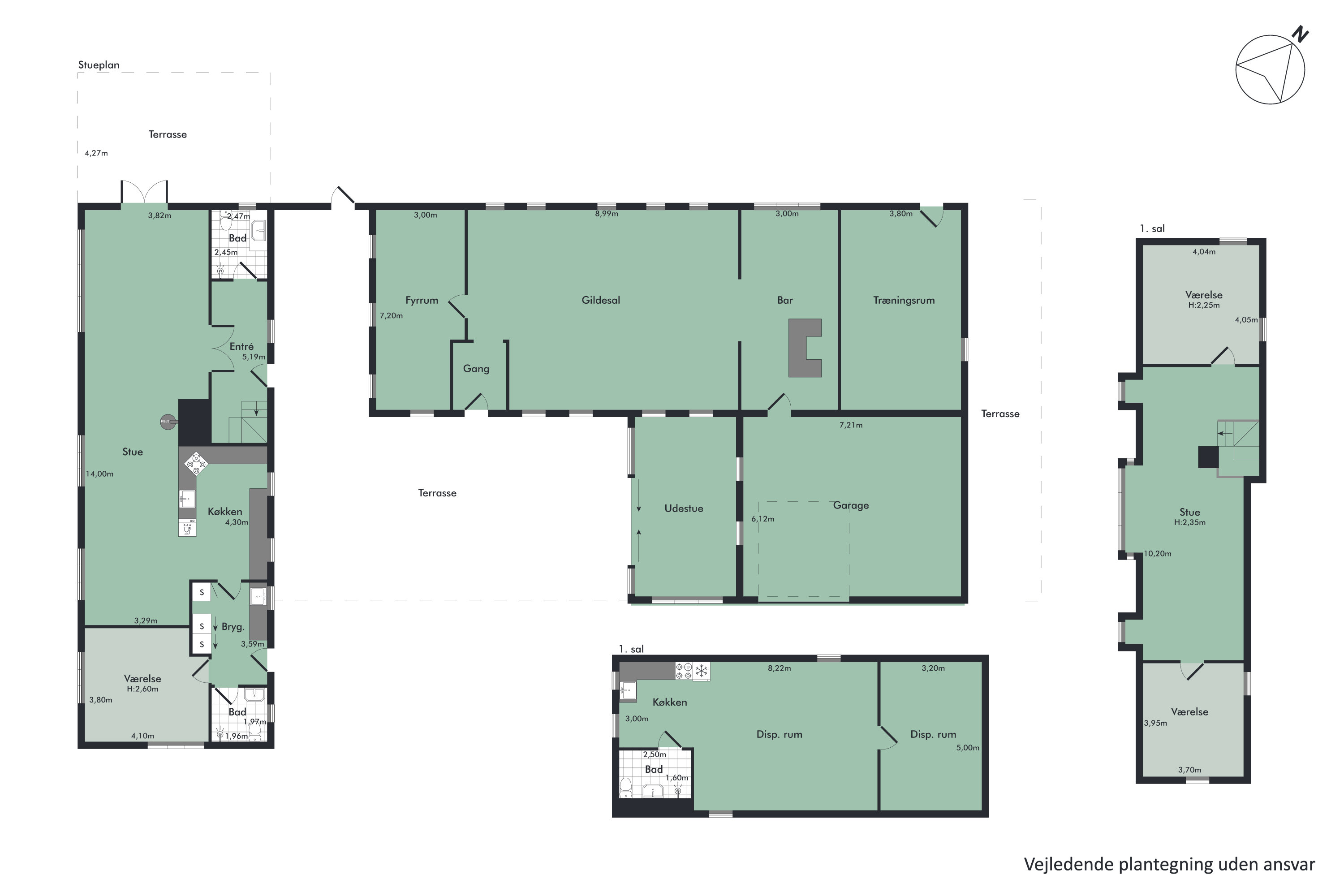 Plantegninger billede af Sønderskovvej 170, 9370 Hals