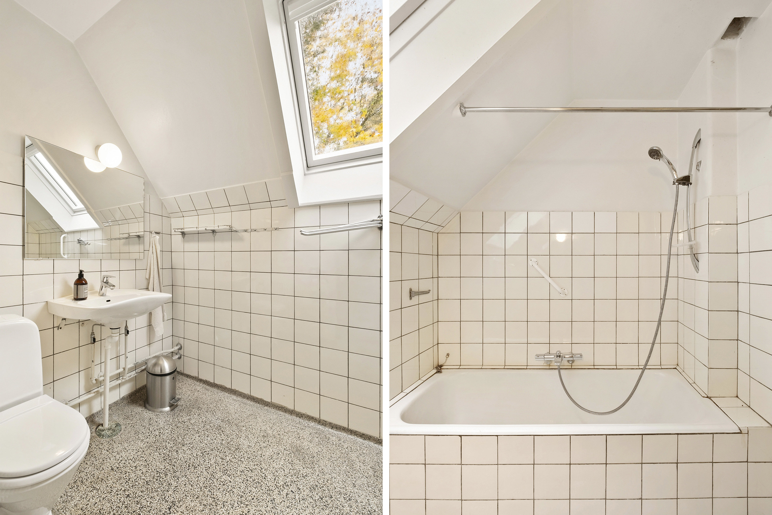 Fremhævet badeværelse billede i fuldskærmstilstand. Billede af Ellesøpark 40, 2950 Vedbæk