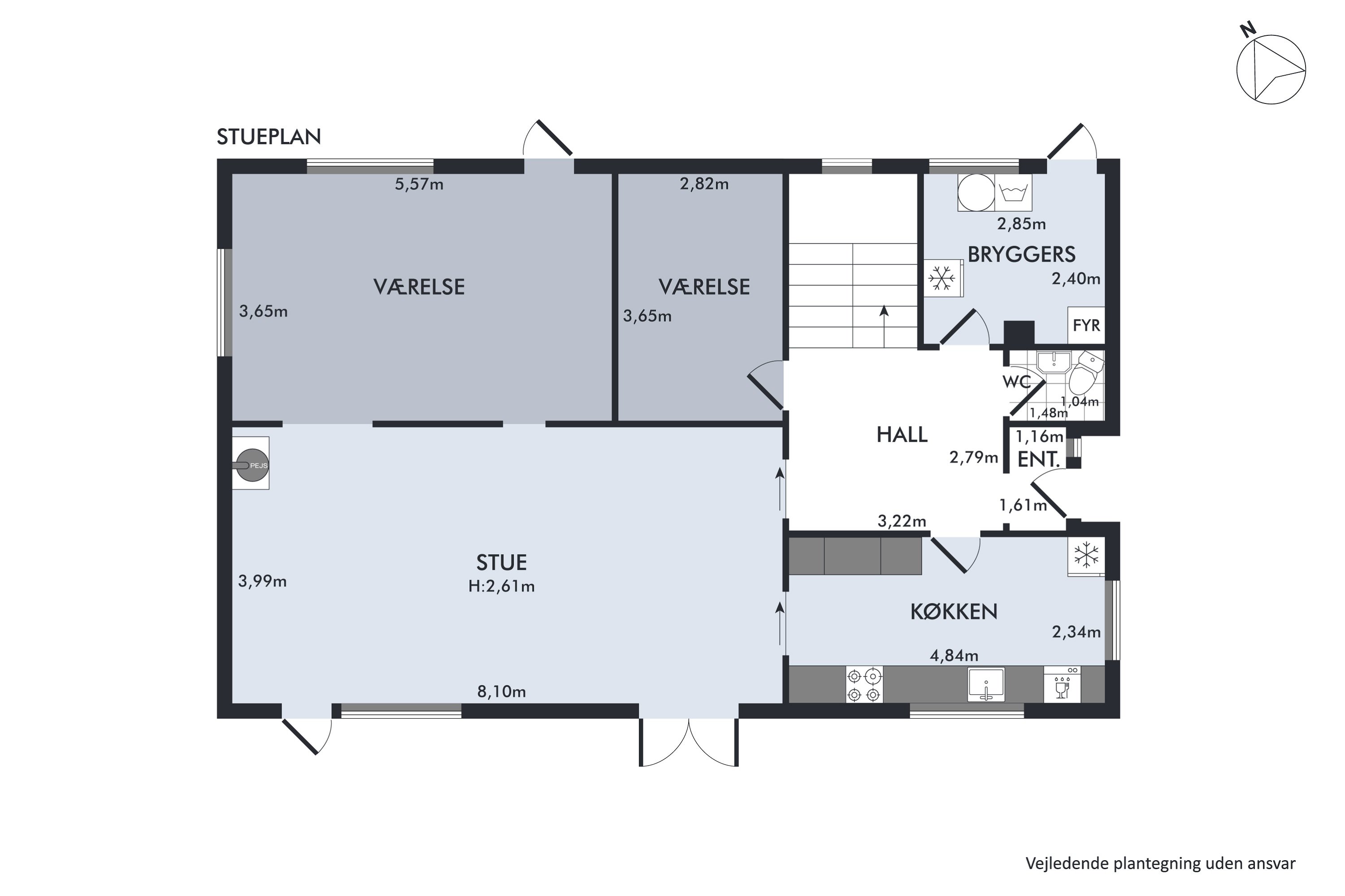 Plantegninger billede af Kofod Anchers Vej 16B, 3060 Espergærde