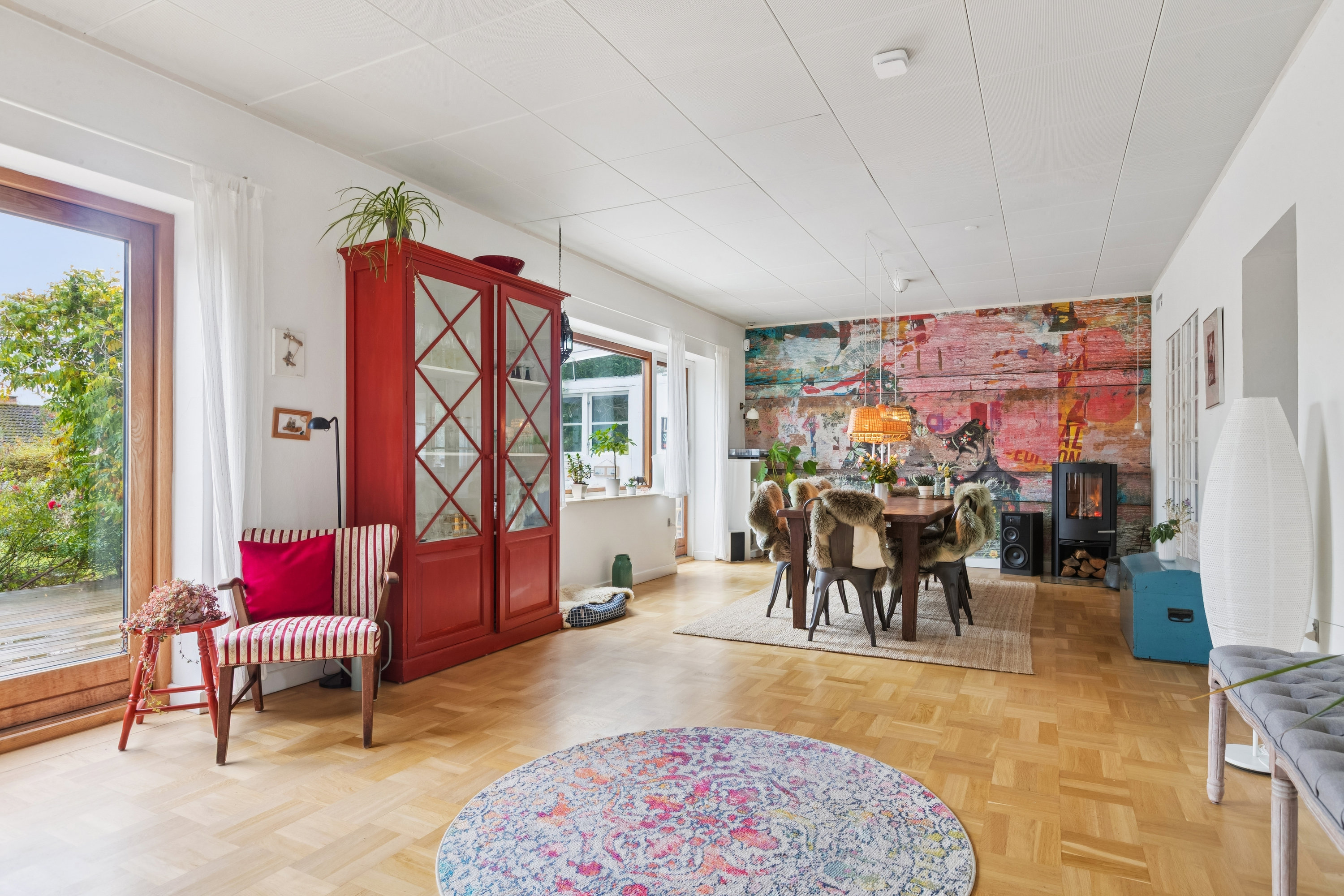 Fremhævet stue billede i fuldskærmstilstand. Billede af Kofod Anchers Vej 16B, 3060 Espergærde