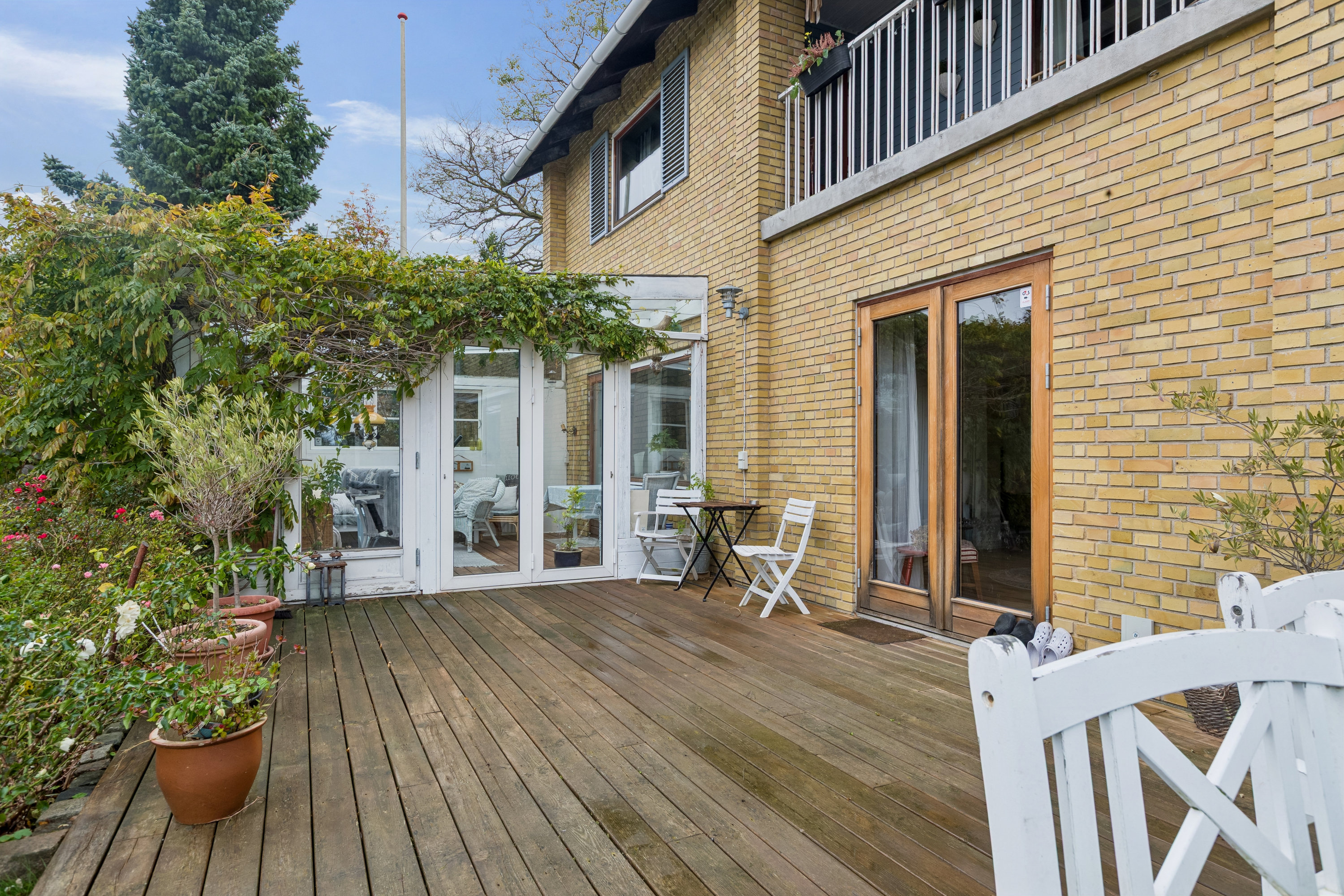 Fremhævet terrasse billede i fuldskærmstilstand. Billede af Kofod Anchers Vej 16B, 3060 Espergærde