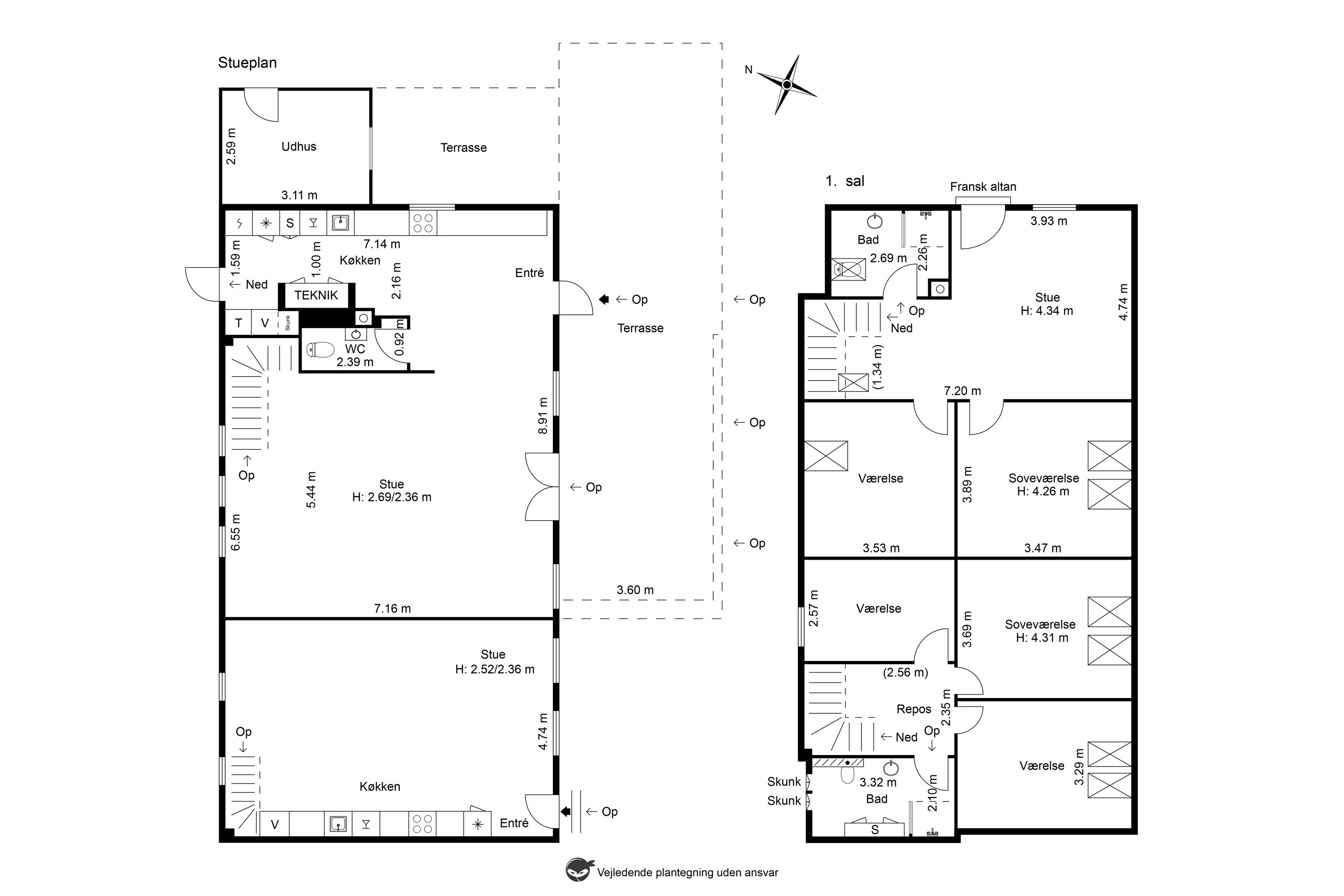 Plantegninger billede af Lodsstræde 4B, st.. th., 2791 Dragør