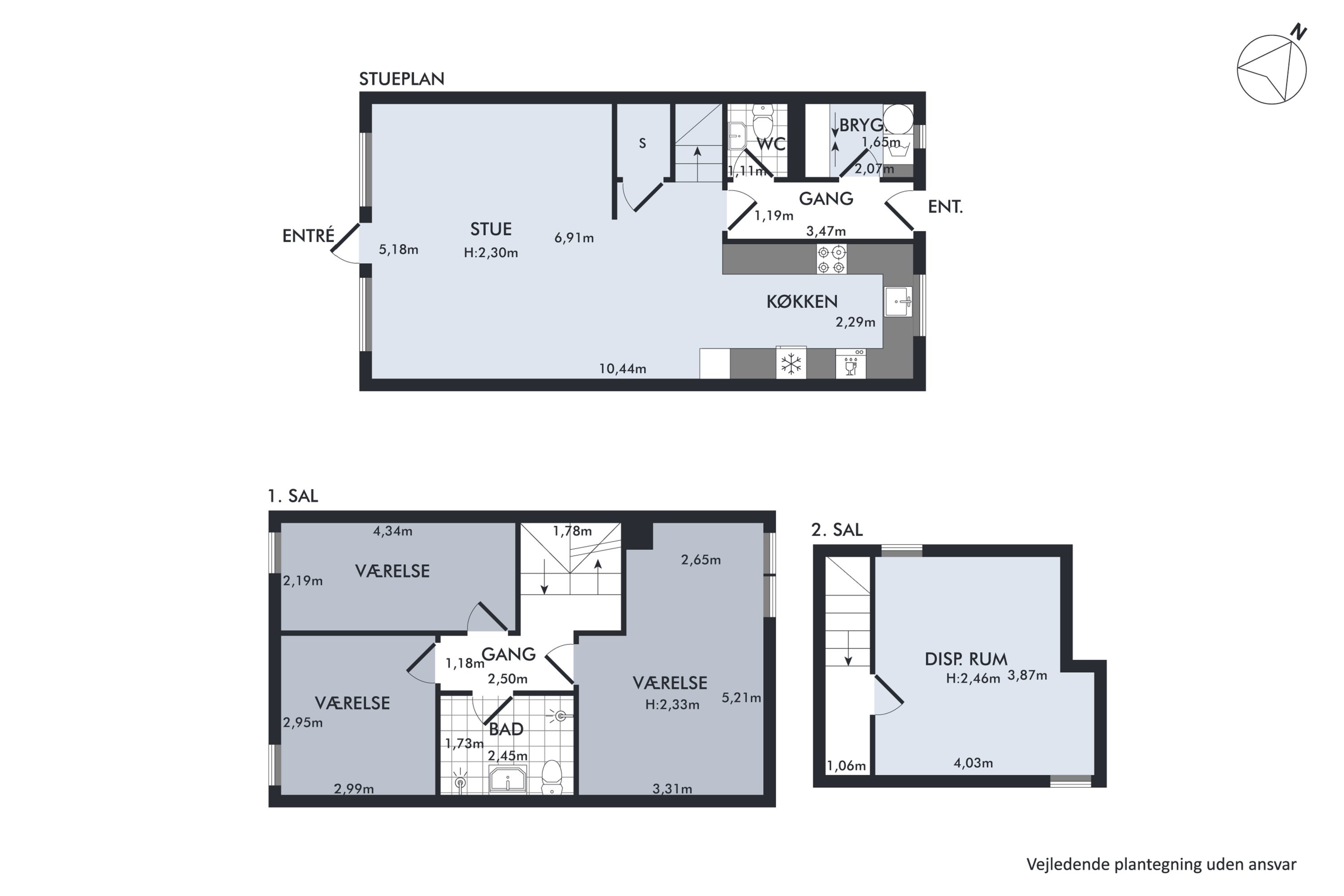 Plantegninger billede af Stærebo 15, 2665 Vallensbæk Strand