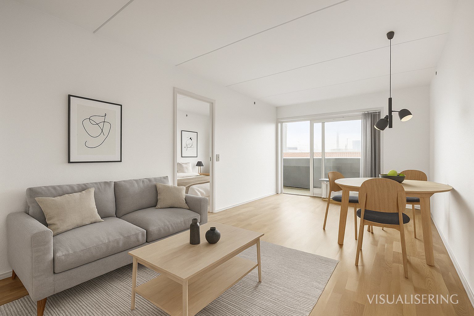 Fremhævet  billede i fuldskærmstilstand. Billede af Fynsgade 7, 2. tv., 6700 Esbjerg