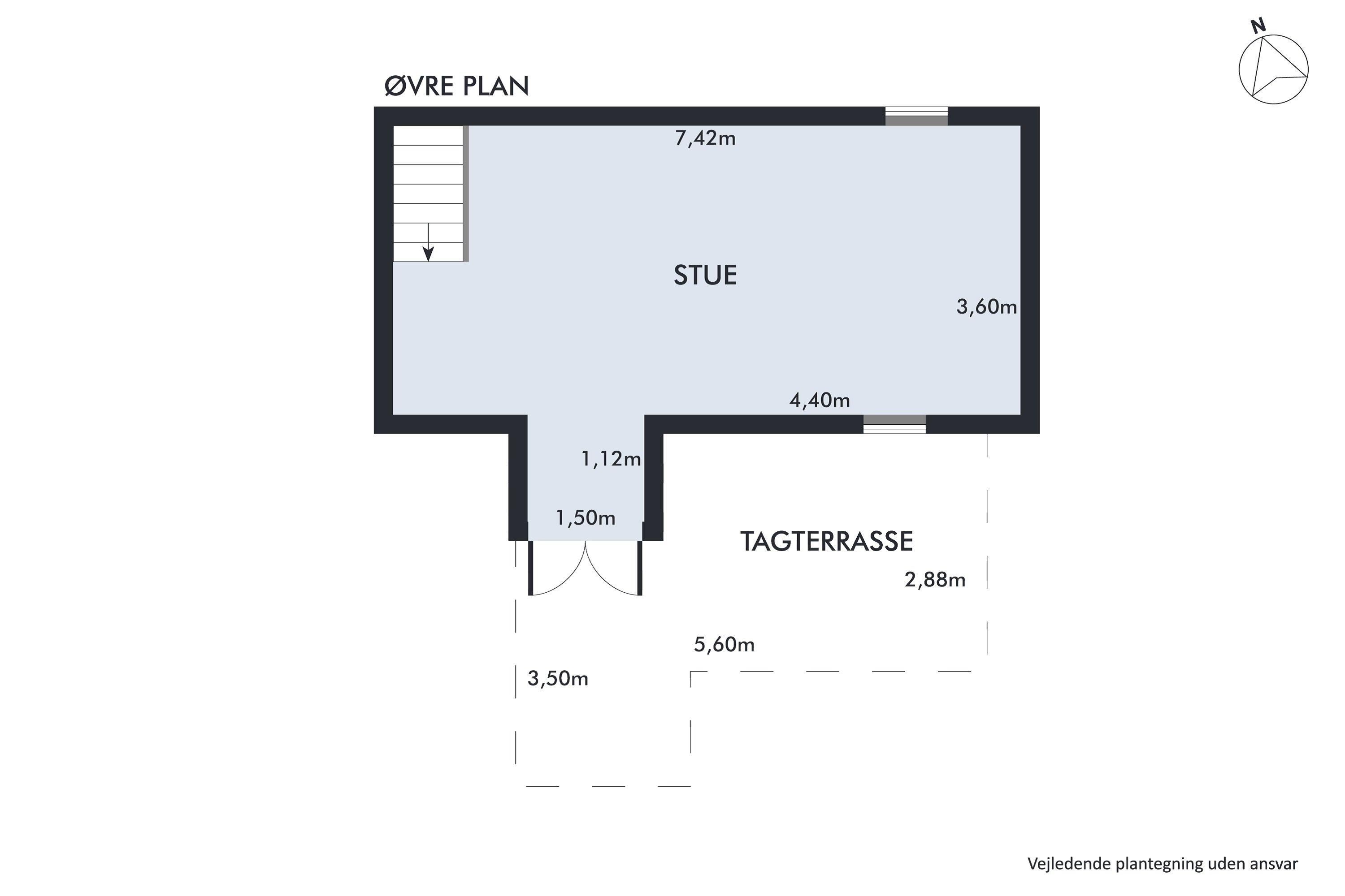 Plantegninger billede af Odinsgade 17, 5., 2200 København N