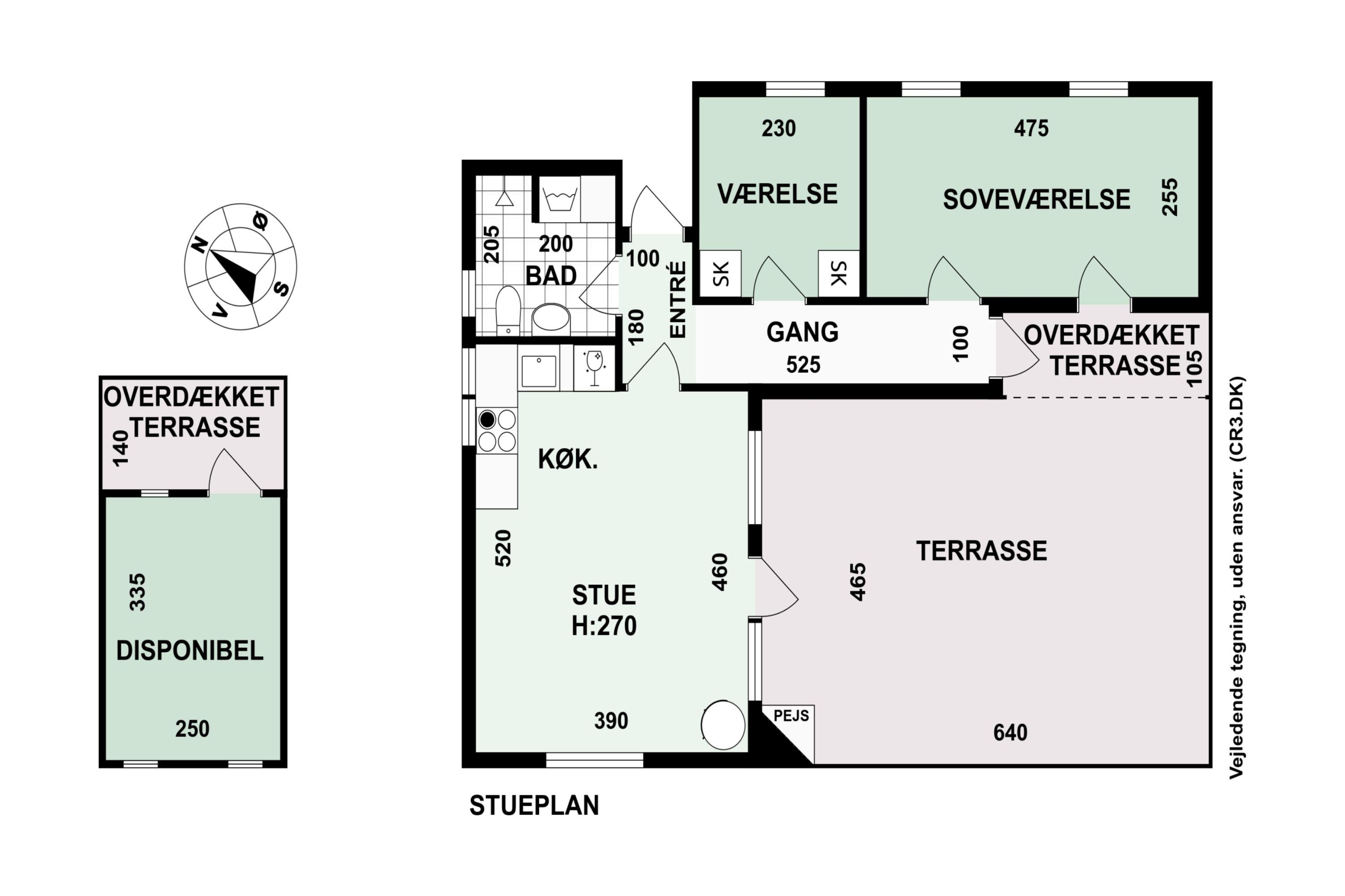 Plantegninger billede af Uglevej 3, 3120 Dronningmølle