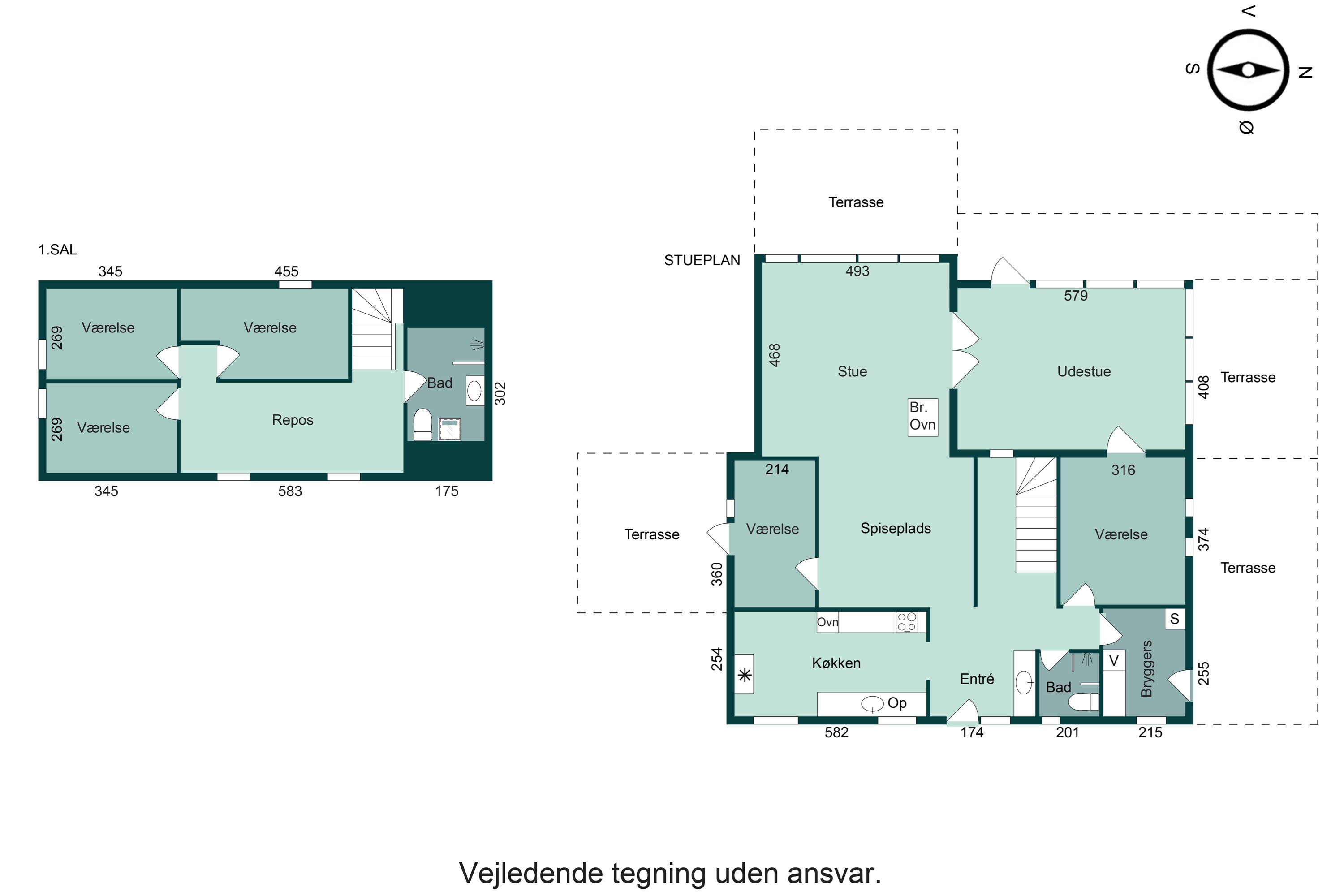 Plantegninger billede af Vesterhøjsvej 12, 8700 Horsens