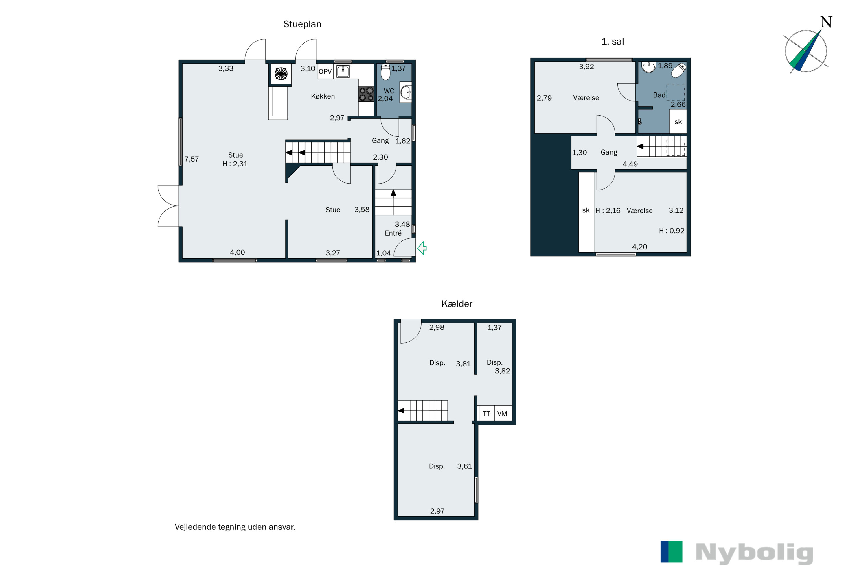 Plantegninger billede af Kirkebakken 4, Horne, 6800 Varde