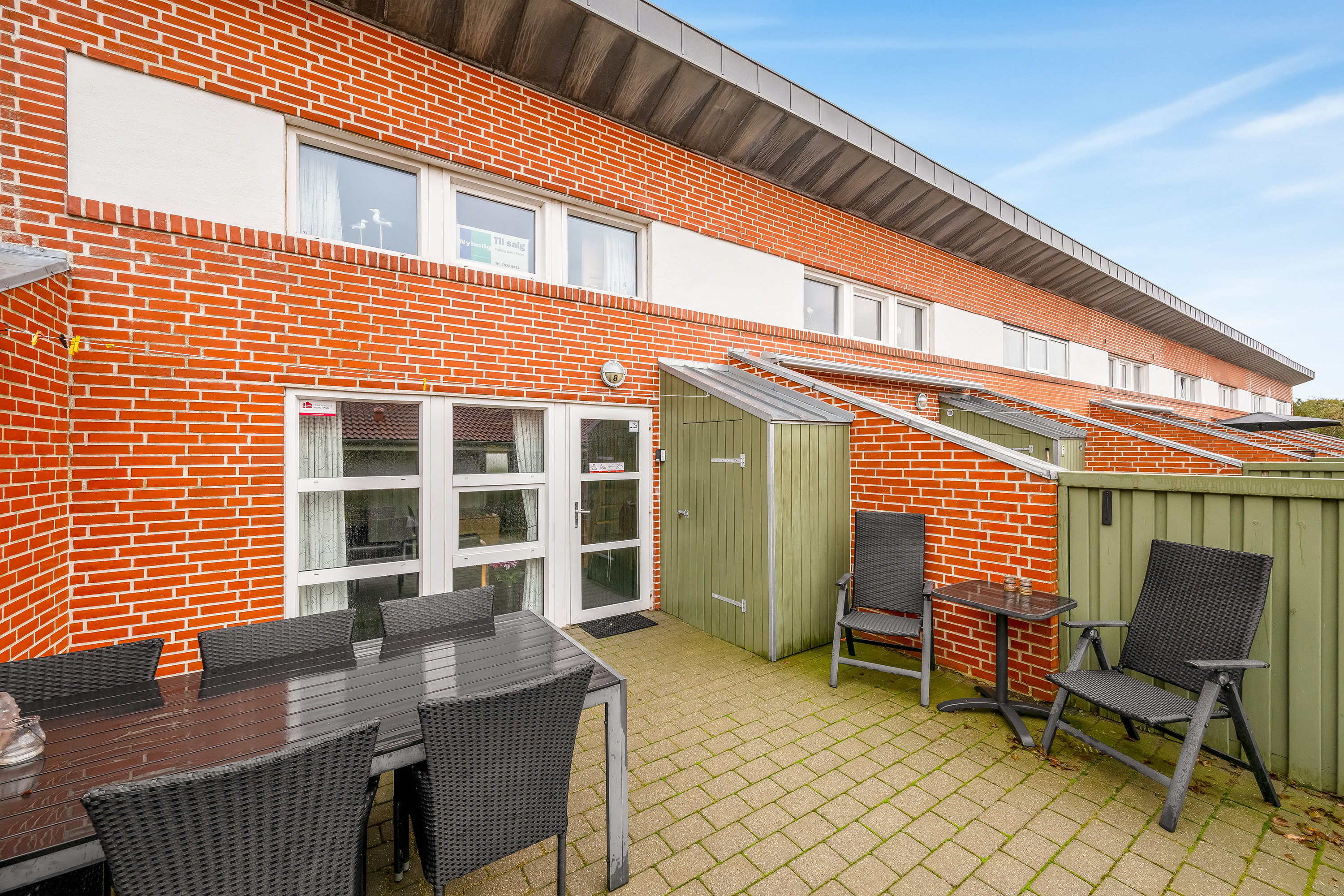 Fremhævet terrasse billede i fuldskærmstilstand. Billede af Kirkehøjvej 38P (N8), Bork Havn, 6893 Hemmet