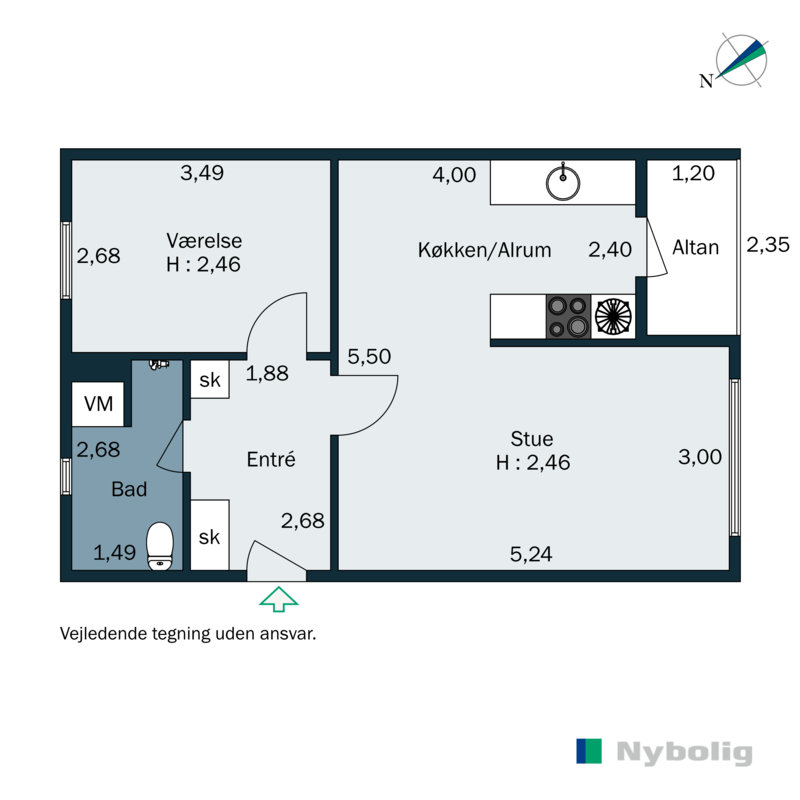 Plantegninger billede af Spongbækken 26, 1., 8362 Hørning