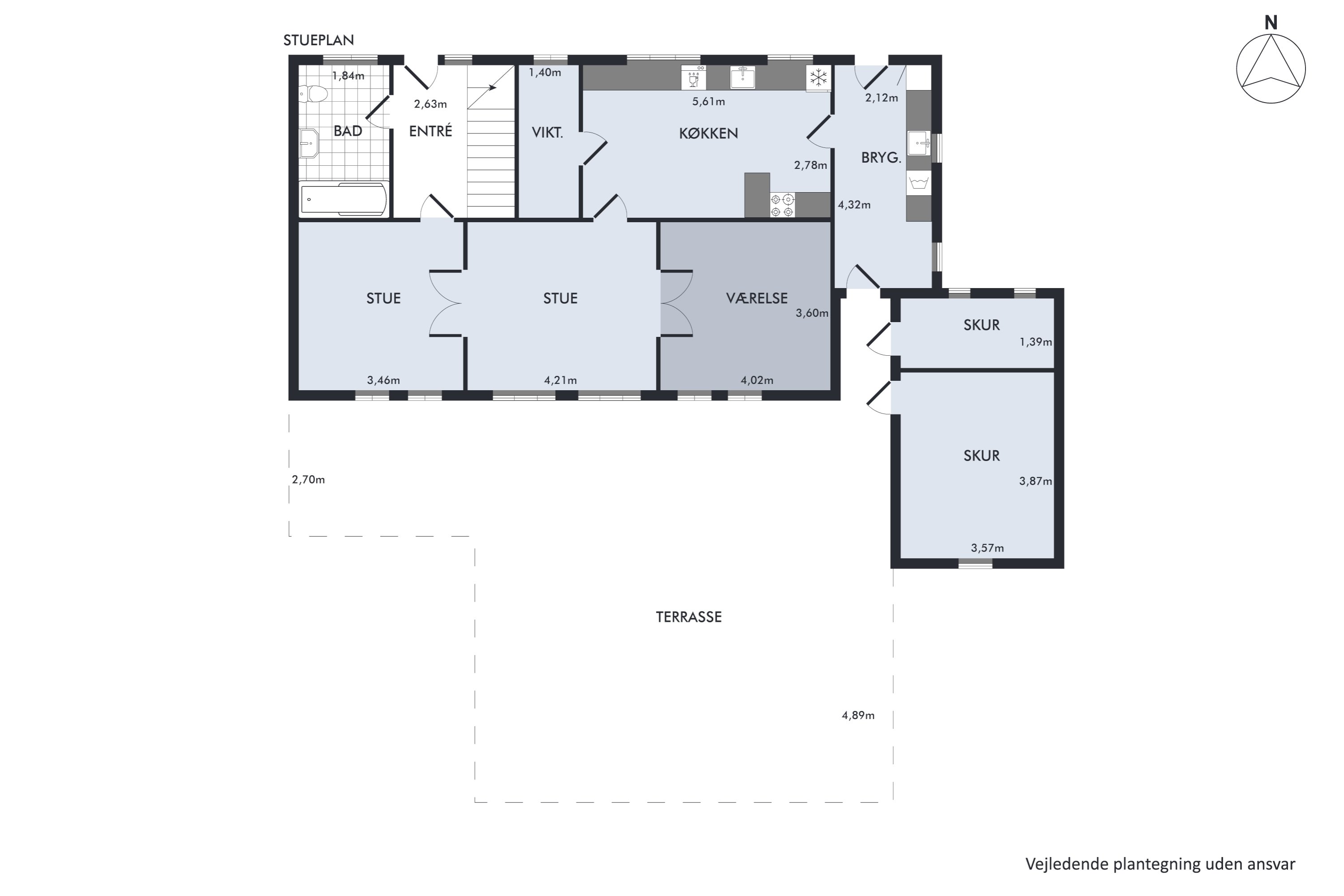 Plantegninger billede af Fjordkær 129, Vester Jølby, 7950 Erslev