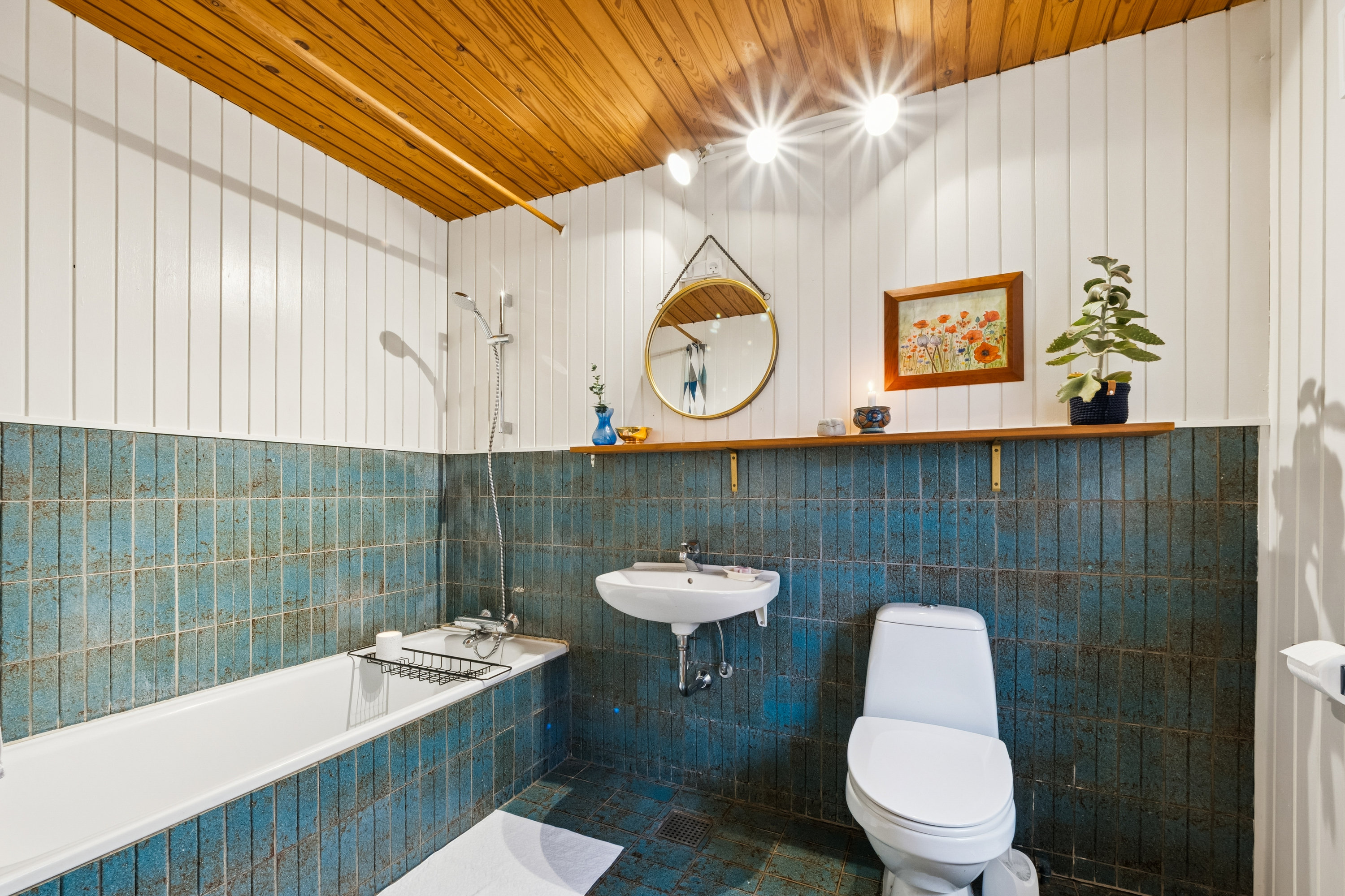 Fremhævet badeværelse billede i fuldskærmstilstand. Billede af Fjordkær 129, Vester Jølby, 7950 Erslev