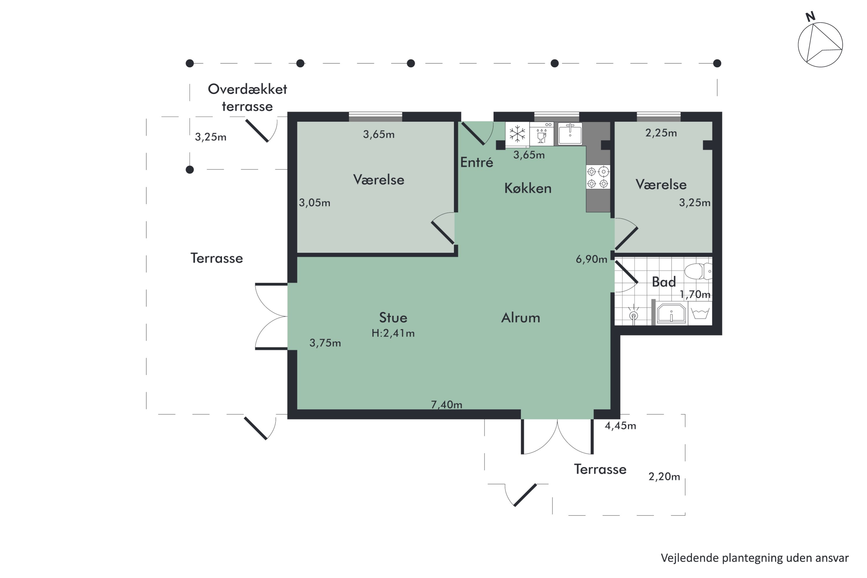 Plantegninger billede af Agertoften 20A, 9200 Aalborg SV