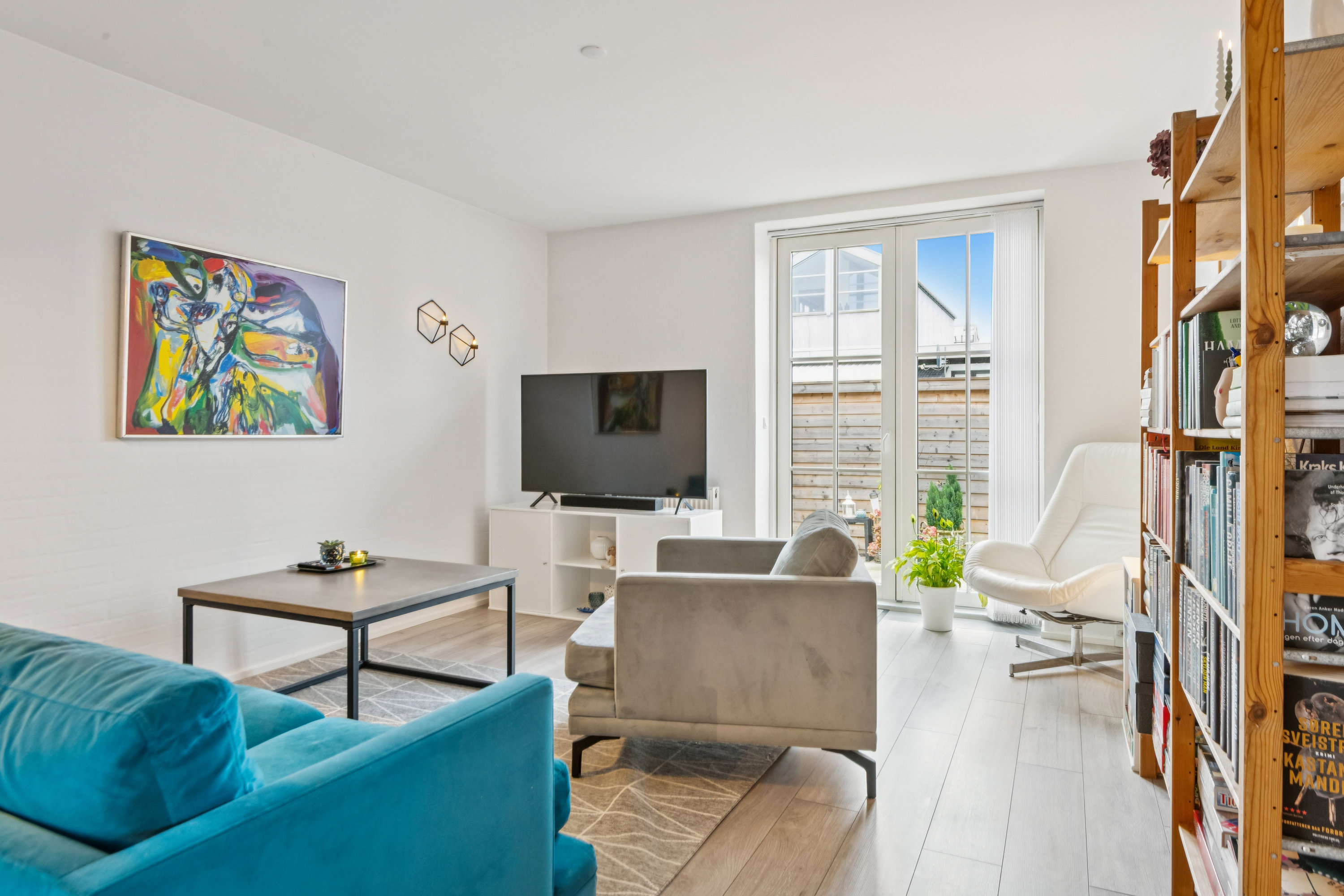 Fremhævet stue billede i fuldskærmstilstand. Billede af Agertoften 20A, 9200 Aalborg SV