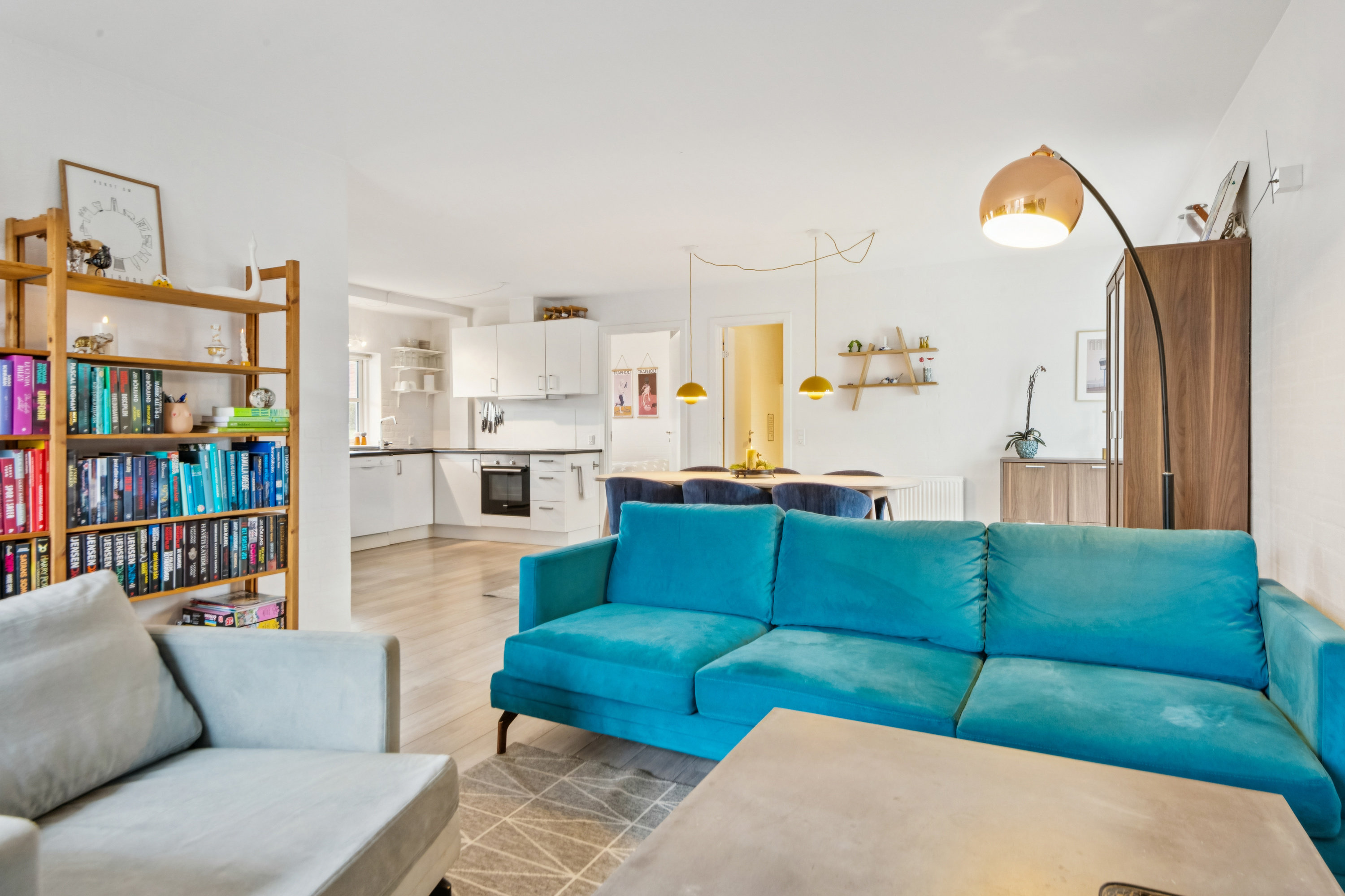 Fremhævet stue billede i fuldskærmstilstand. Billede af Agertoften 20A, 9200 Aalborg SV