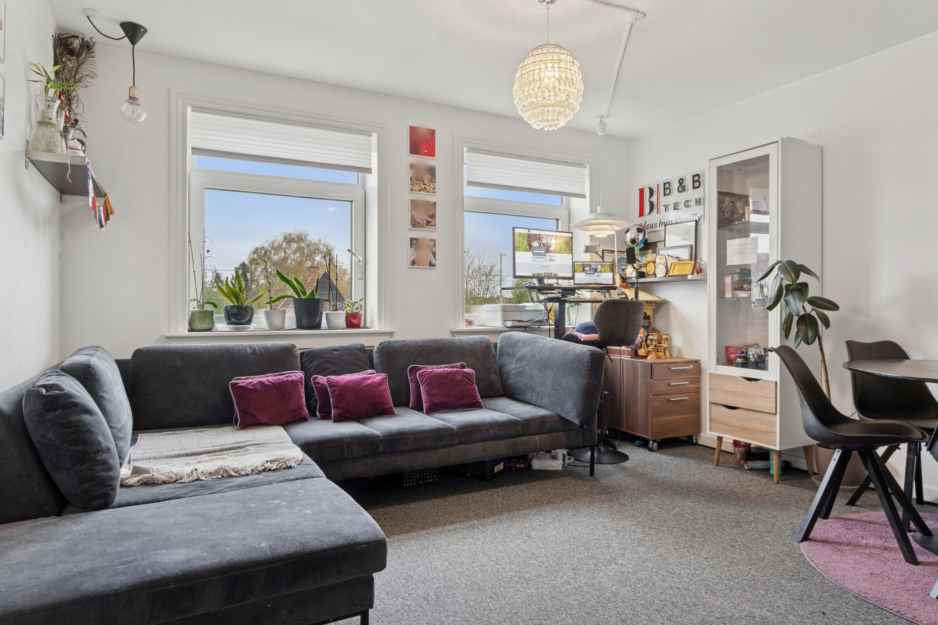 Fremhævet stue billede i fuldskærmstilstand. Billede af Christiansvej 13, 1. mf., 2600 Glostrup