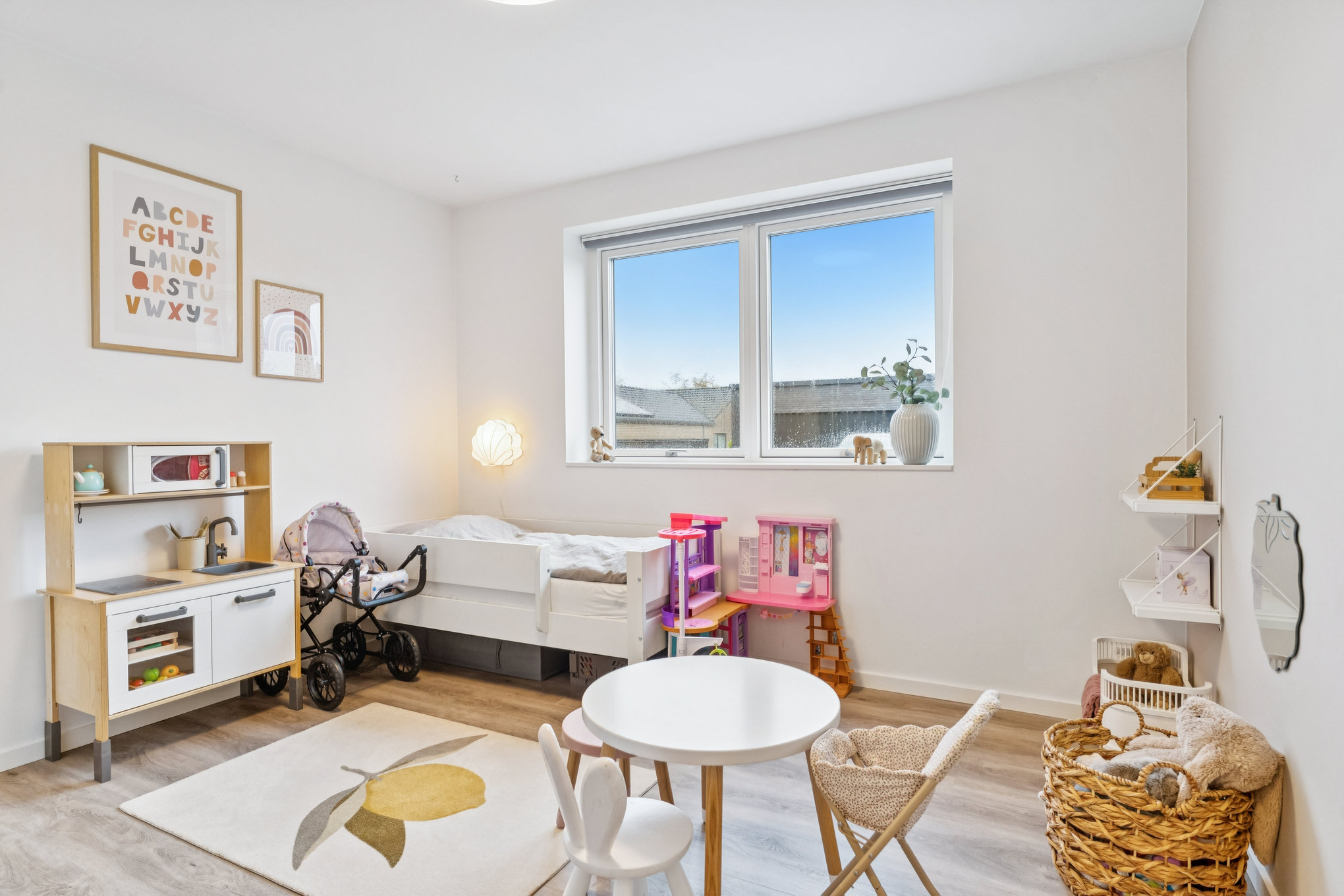 Fremhævet stue billede i fuldskærmstilstand. Billede af Elrovej 28, 8920 Randers NV