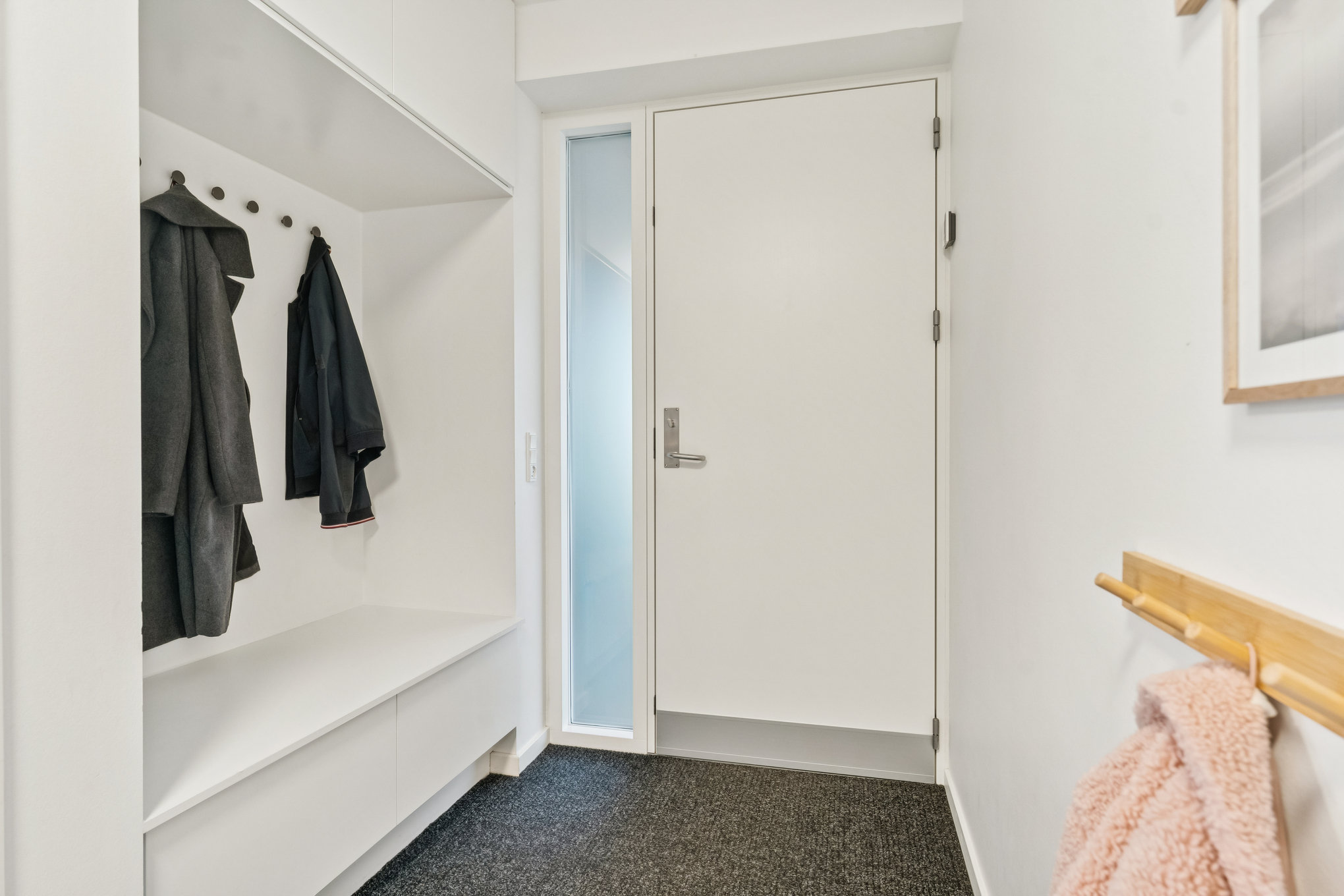 Fremhævet entré billede i fuldskærmstilstand. Billede af Elrovej 28, 8920 Randers NV