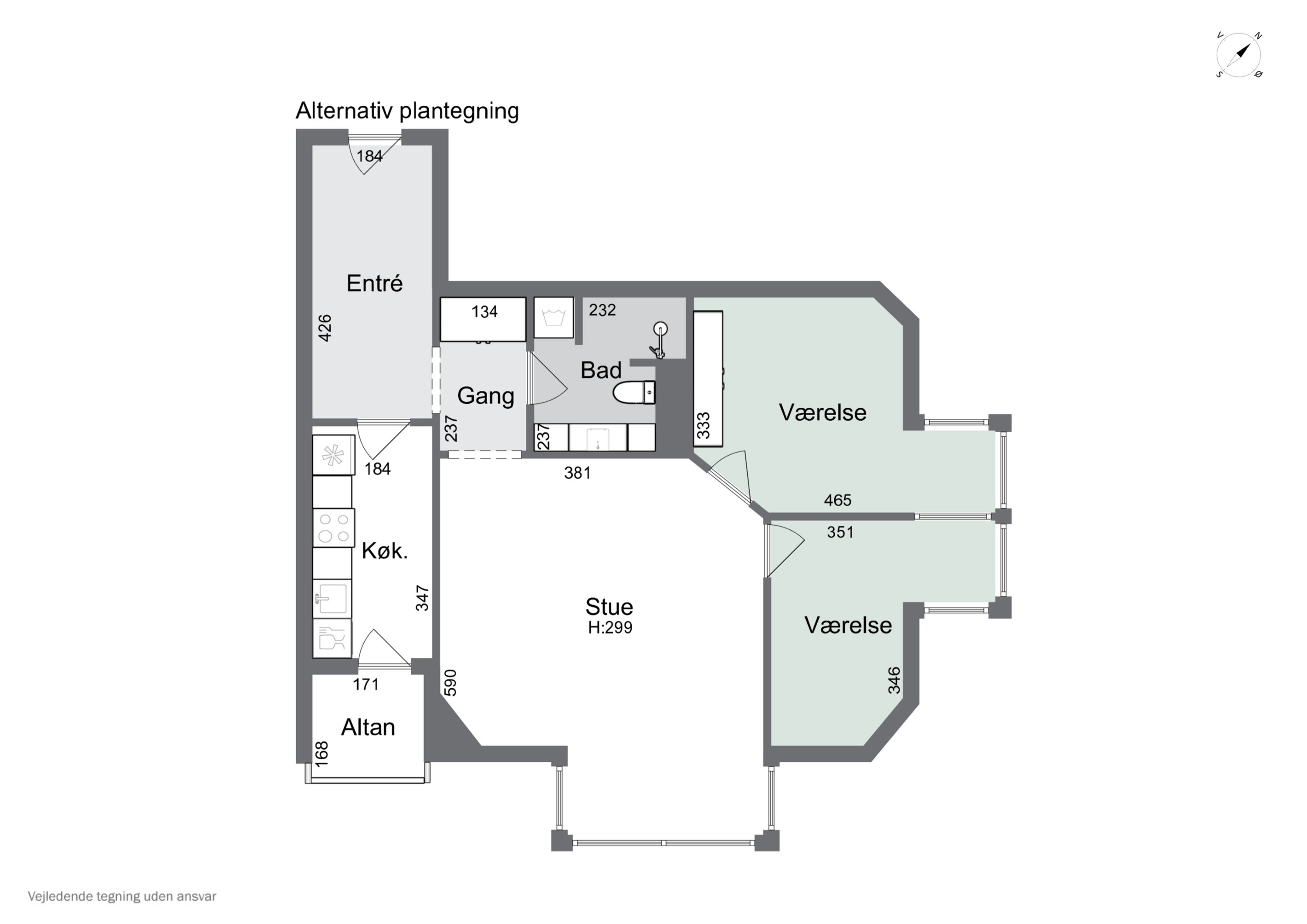 Plantegninger billede af Islands Brygge 30B, 10. 6., 2300 København S