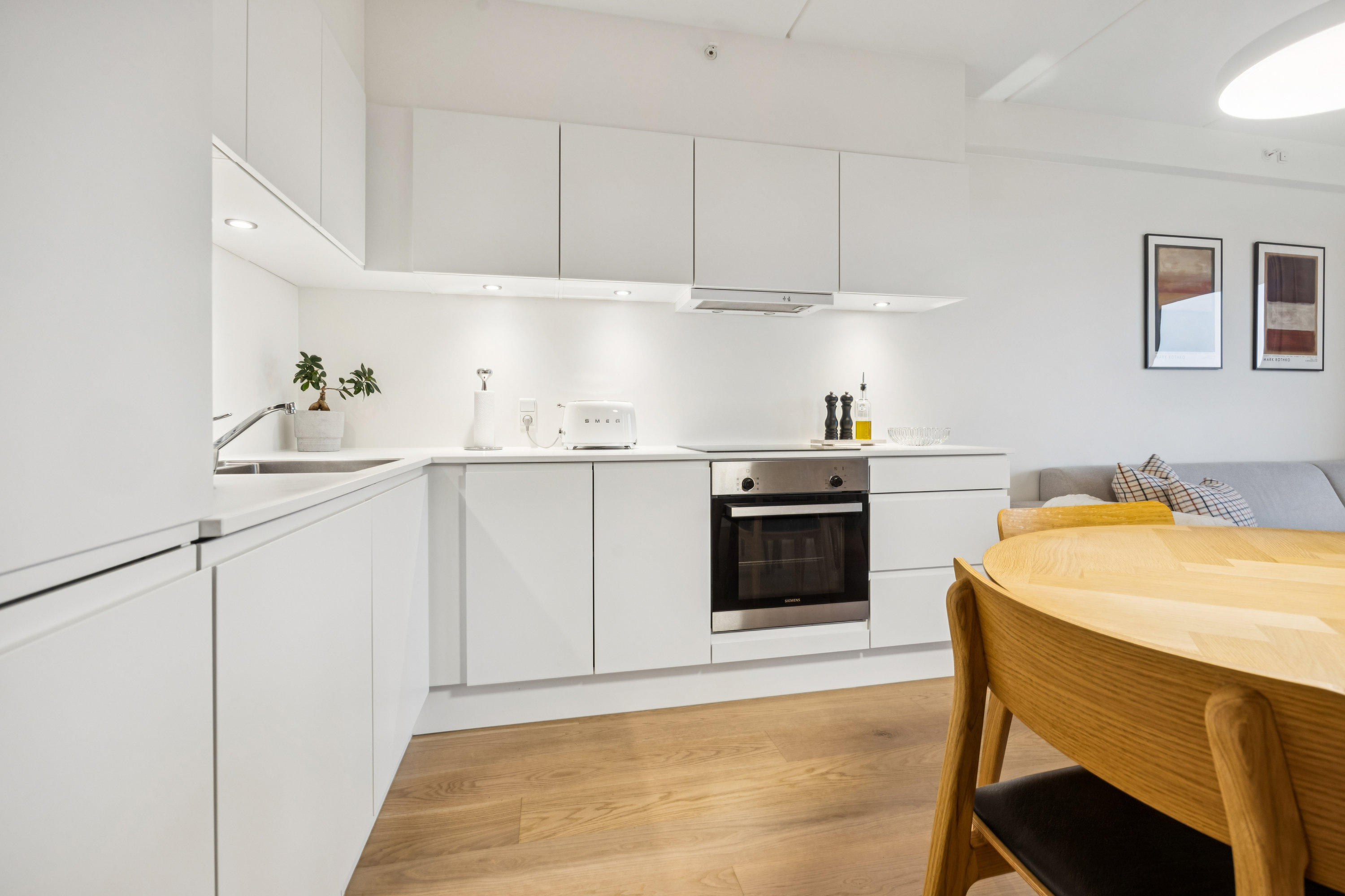 Fremhævet køkken billede i fuldskærmstilstand. Billede af Julius Posselts Vej 3A, 6. 3., 9400 Nørresundby