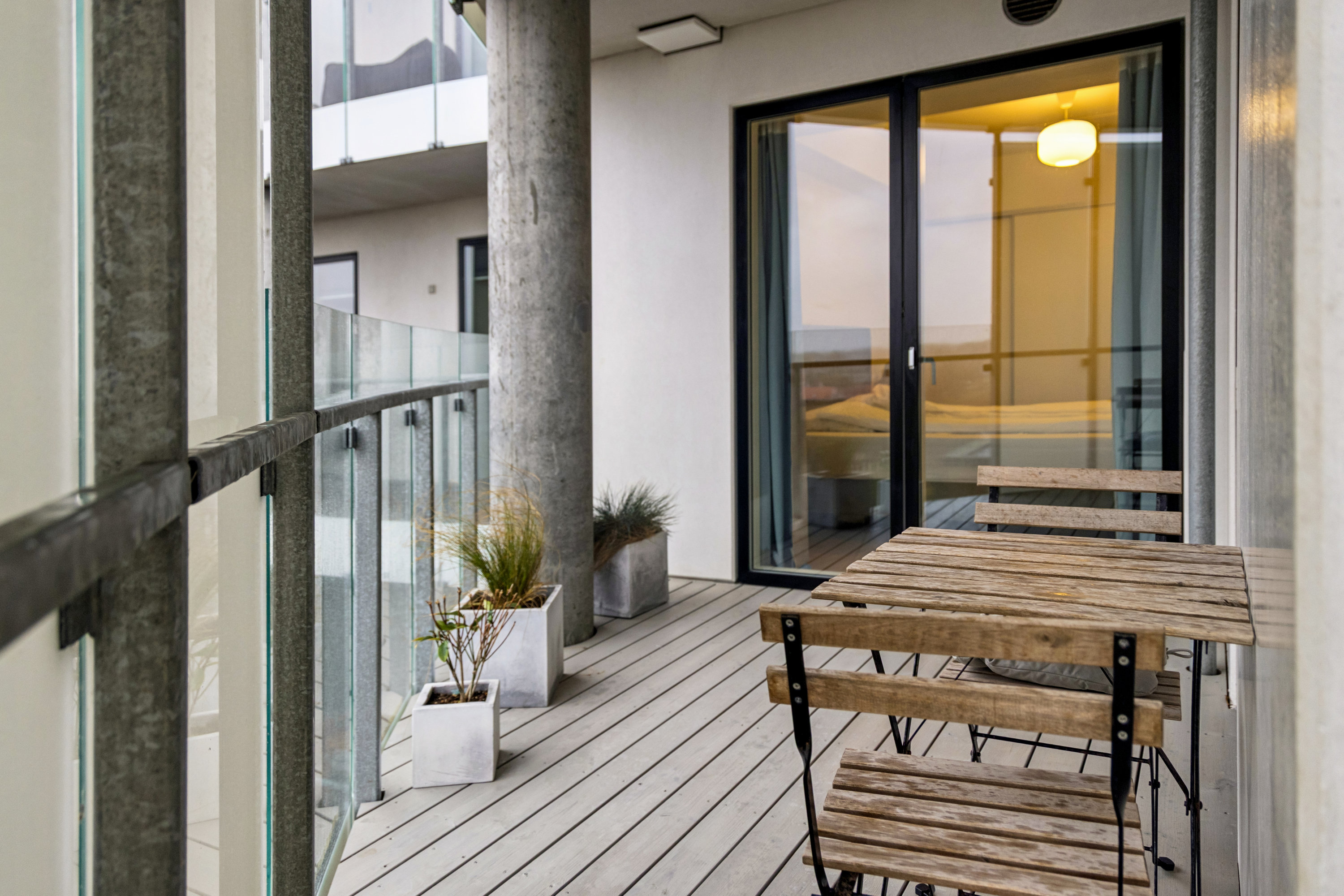 Fremhævet altan billede i fuldskærmstilstand. Billede af Julius Posselts Vej 3A, 6. 3., 9400 Nørresundby