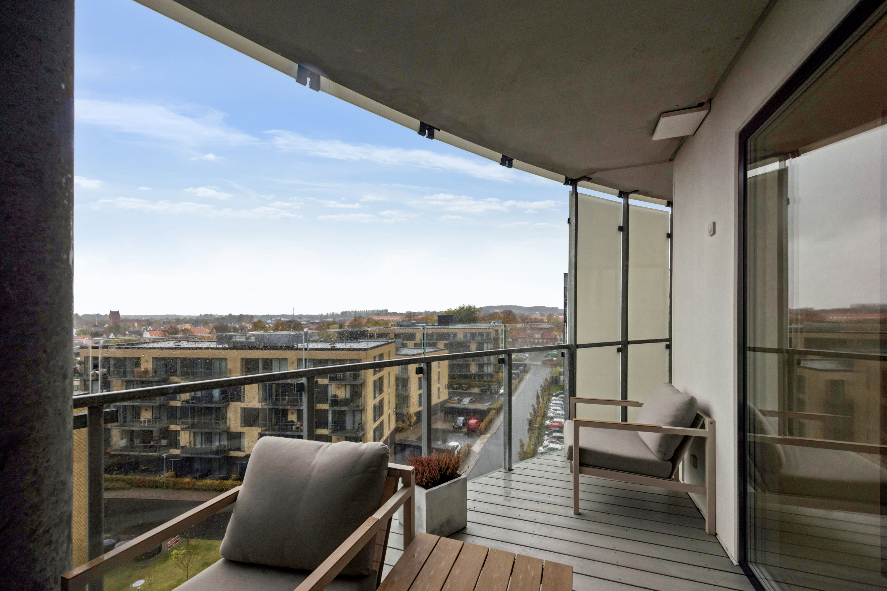 Fremhævet altan billede i fuldskærmstilstand. Billede af Julius Posselts Vej 3A, 6. 3., 9400 Nørresundby