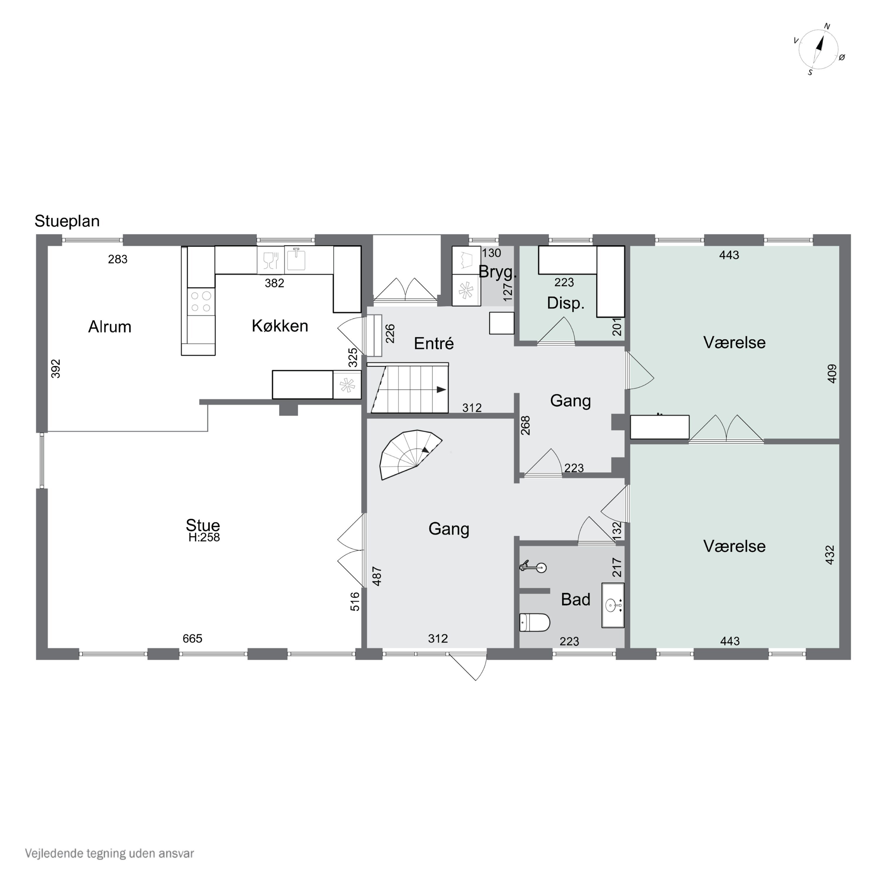 Plantegninger billede af Hovkrog 3, 4684 Holmegaard