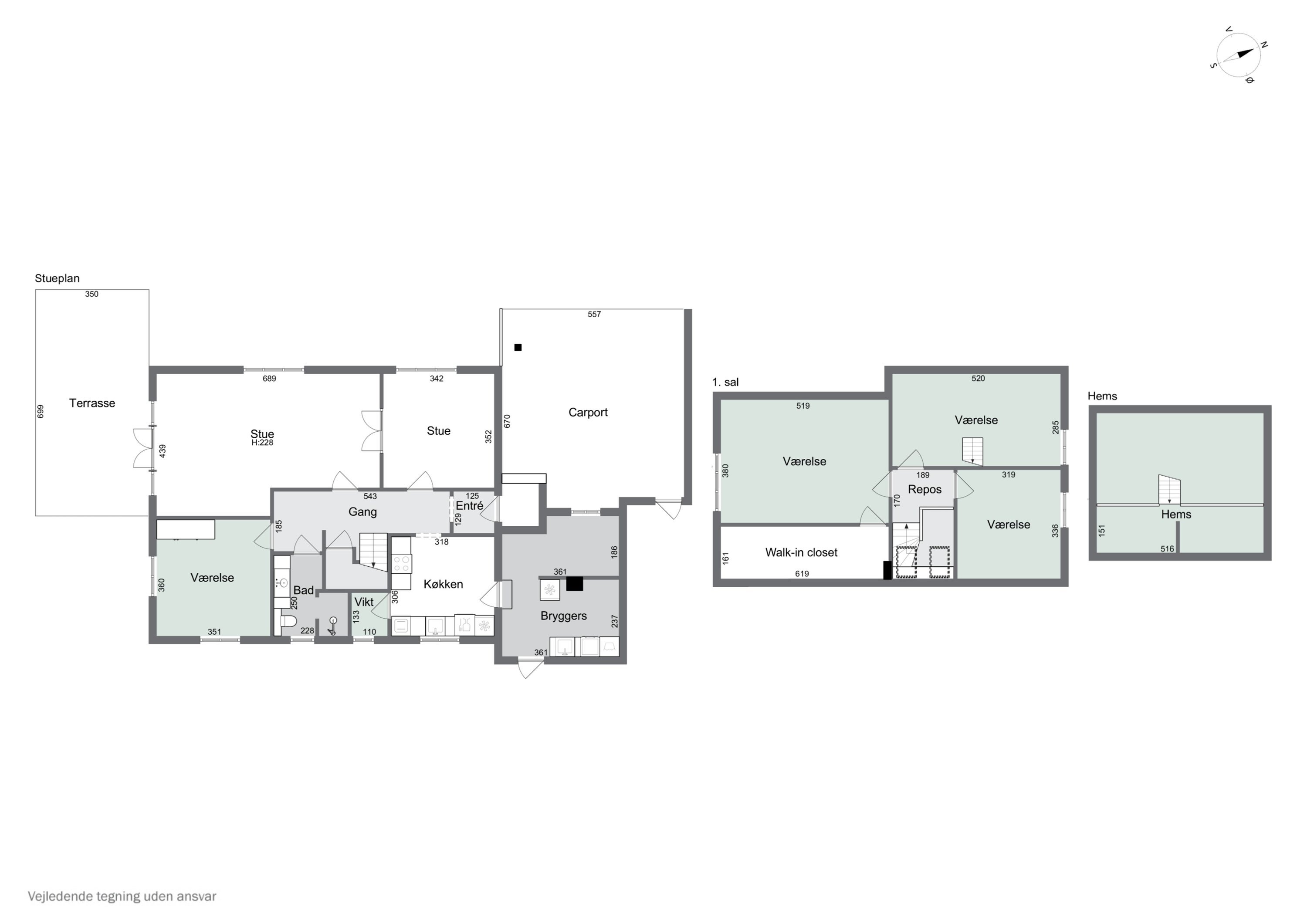 Plantegninger billede af Smedegade 7, Snoldelev, 4621 Gadstrup