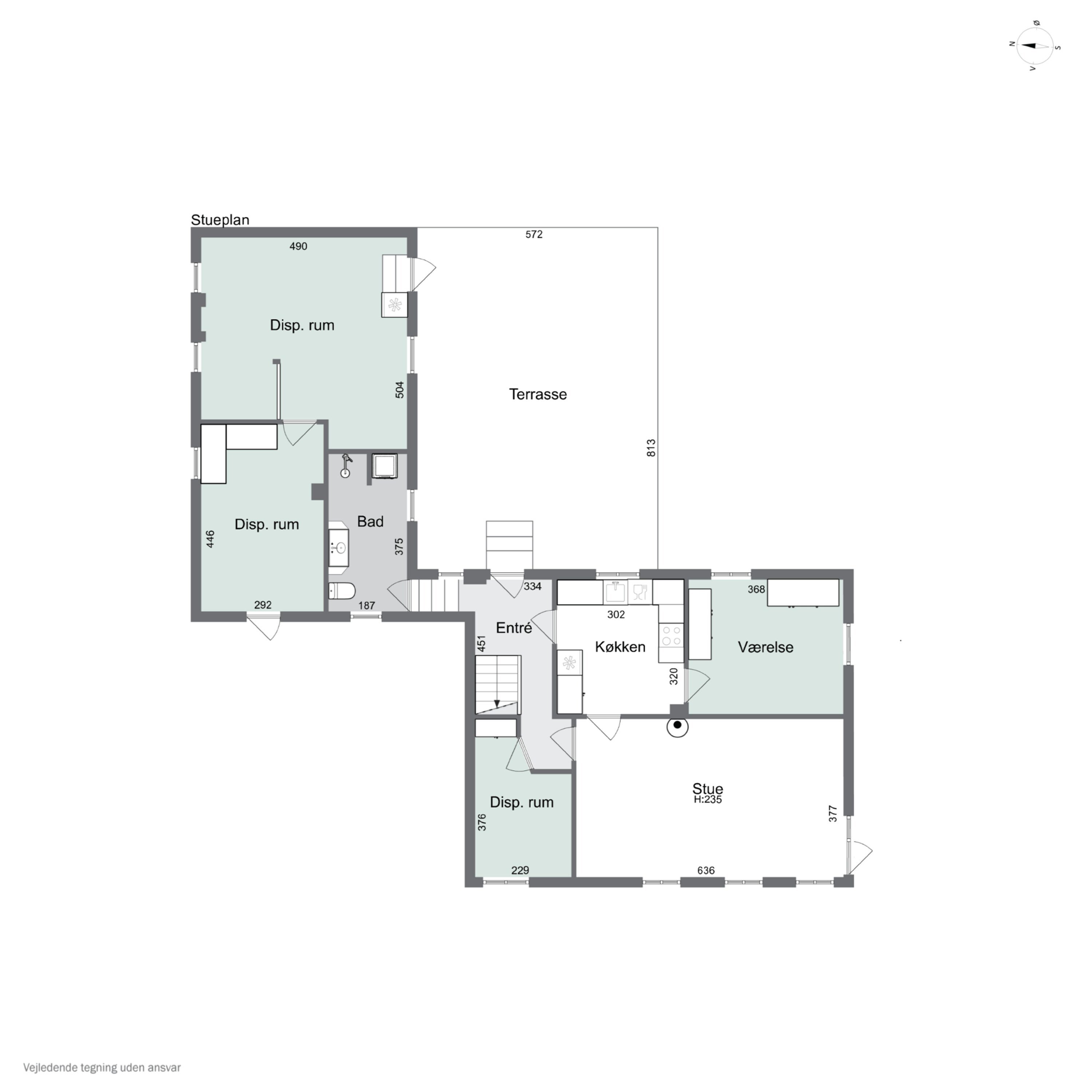 Plantegninger billede af Gudmindrup Mosevej 1, Gudmindrup, 4573 Højby
