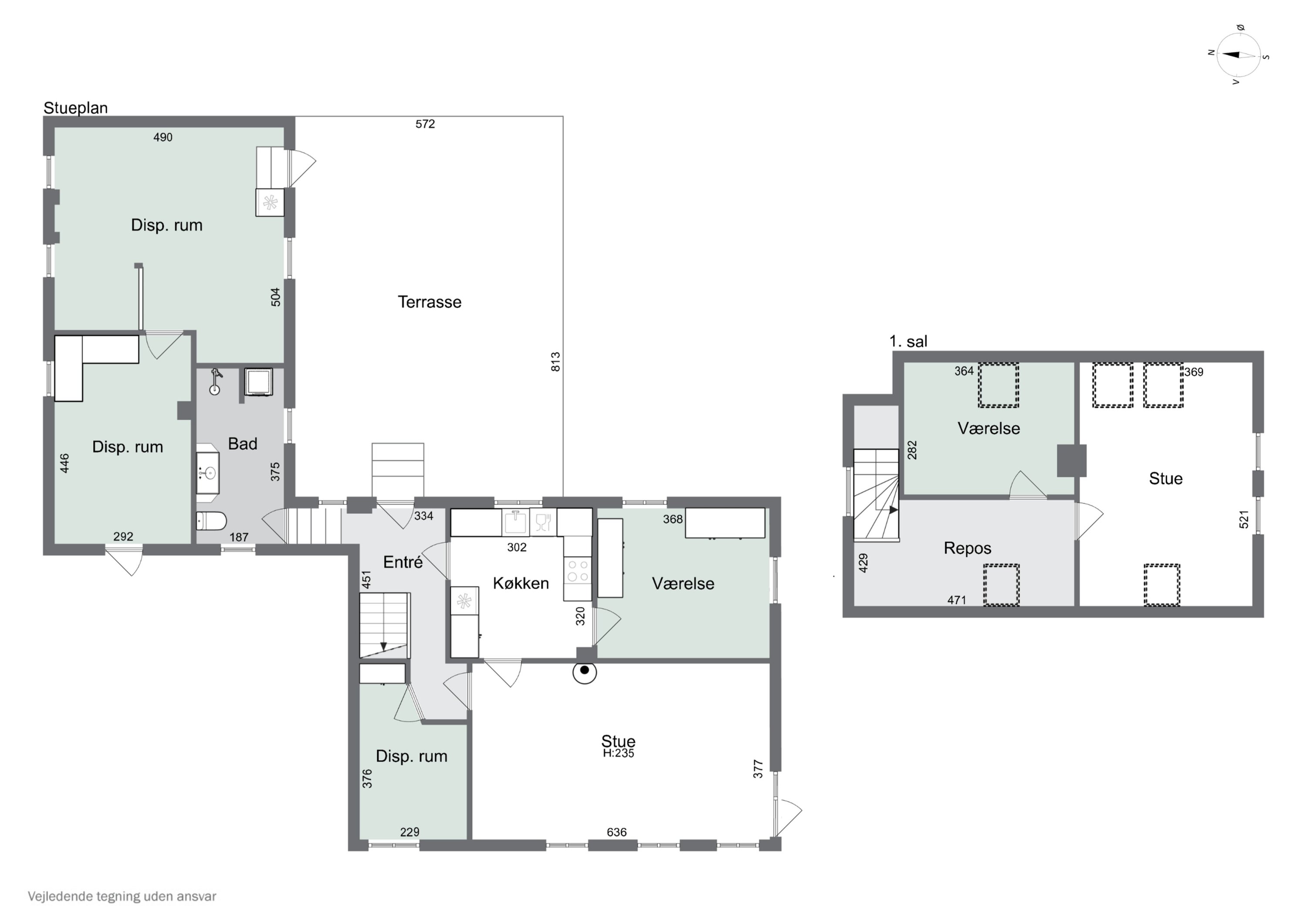 Plantegninger billede af Gudmindrup Mosevej 1, Gudmindrup, 4573 Højby
