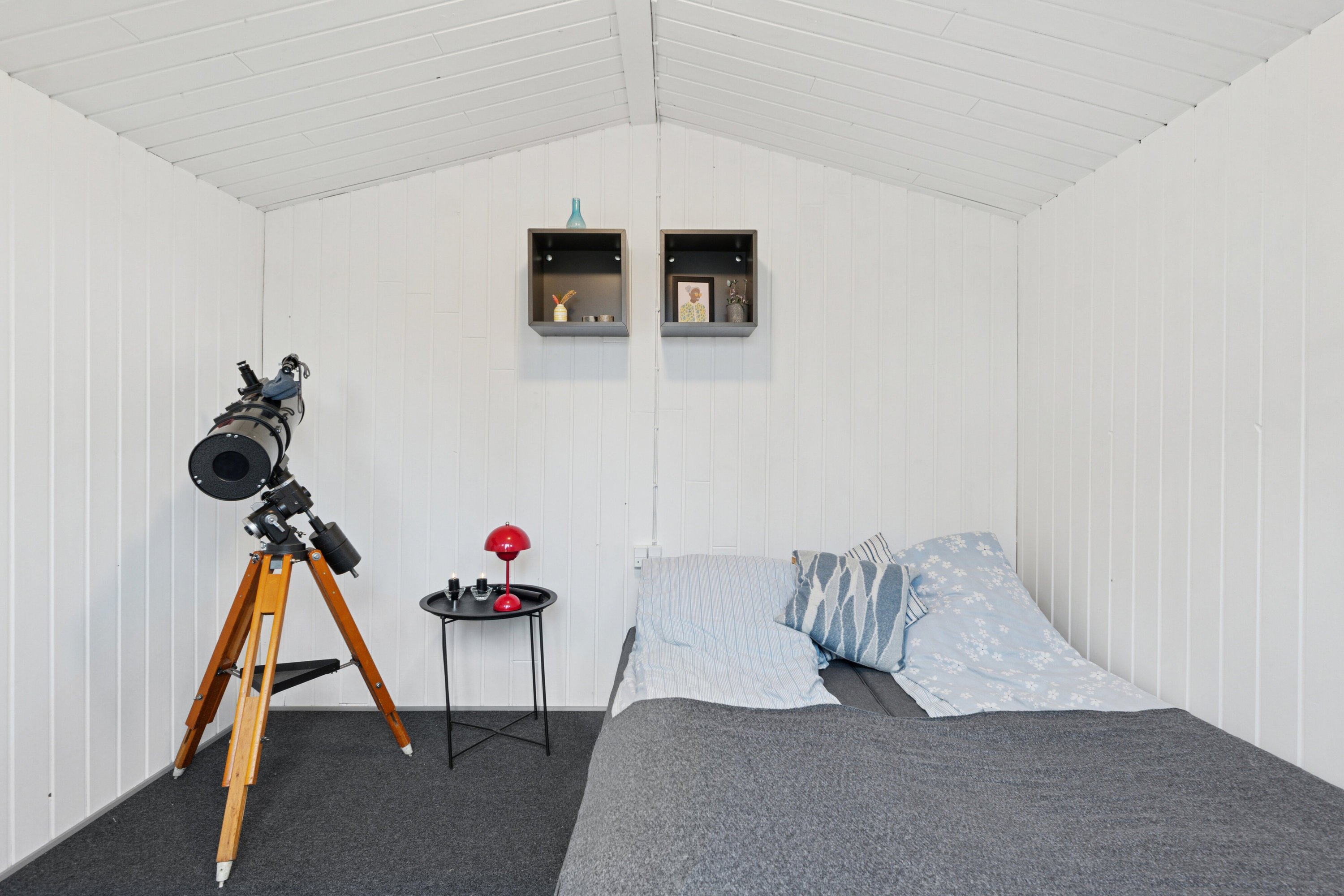 Fremhævet soveværelse billede i fuldskærmstilstand. Billede af Ved Bækken 7, Hasmark Strand, 5450 Otterup