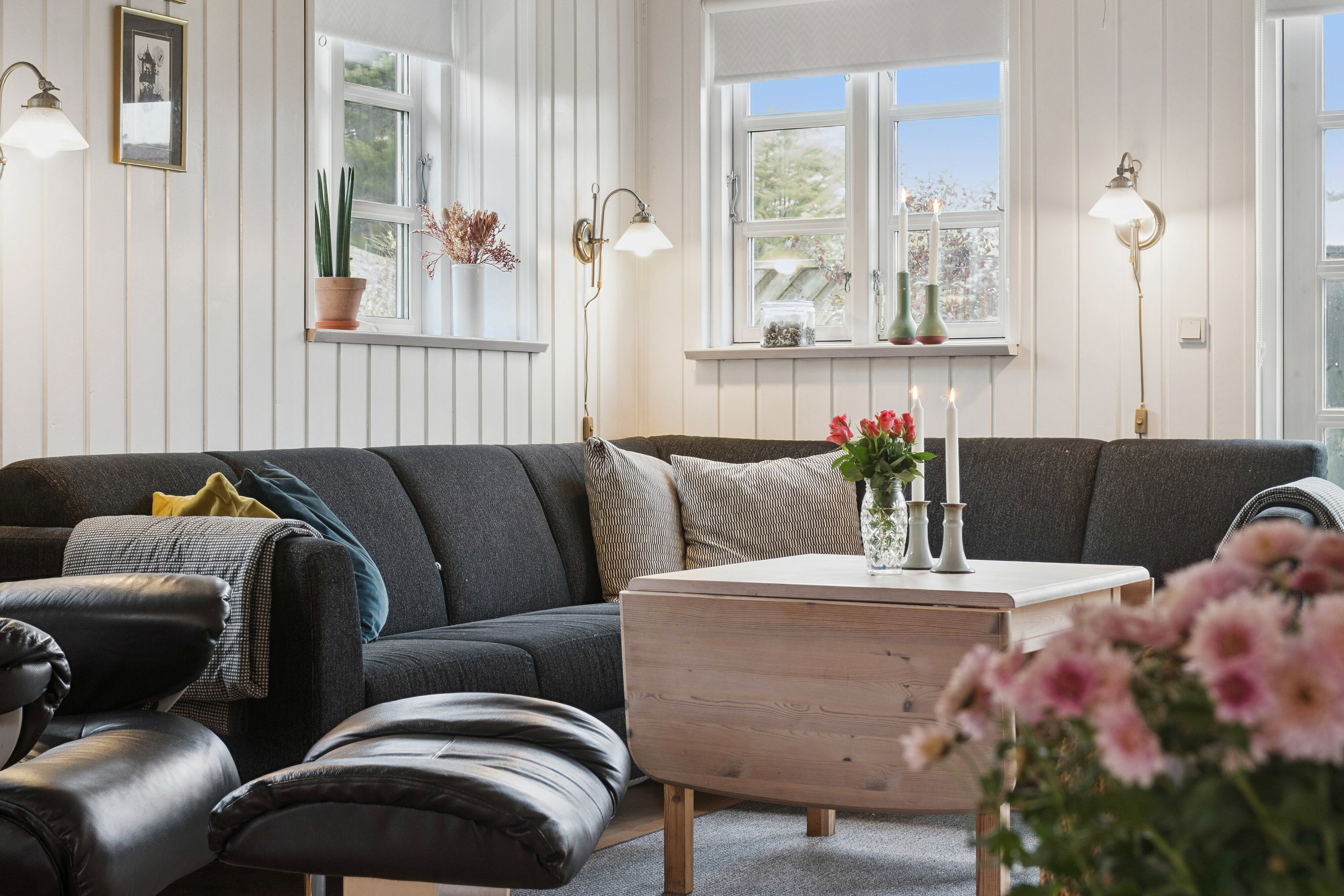 Fremhævet stue billede i fuldskærmstilstand. Billede af Ved Bækken 7, Hasmark Strand, 5450 Otterup